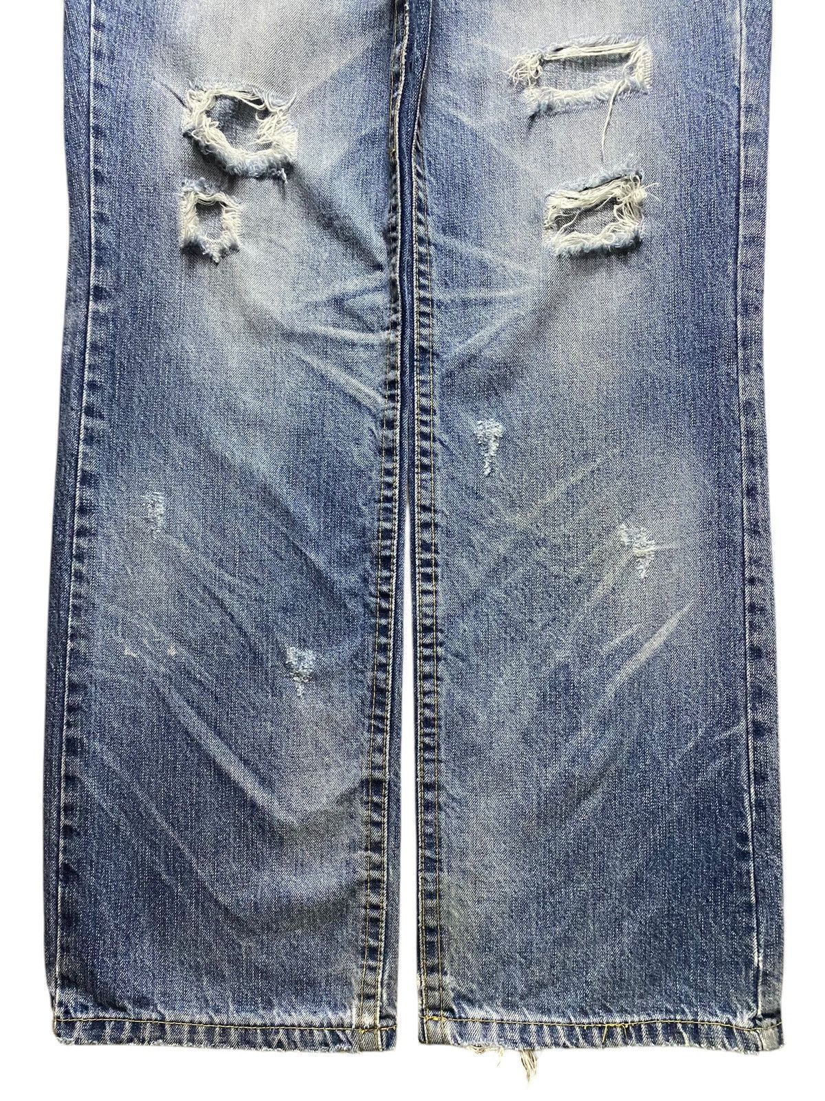 Beauty Beast Vintage 80’s Lolita Pepsi Cola Embroidered Baggy Jeans Size US 35 - 6 Thumbnail