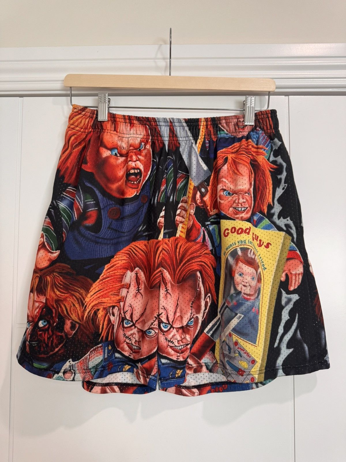 Other Chucky / Child’s Play Mesh Basketball Drawstring Shorts Size US 35 - 1 Thumbnail