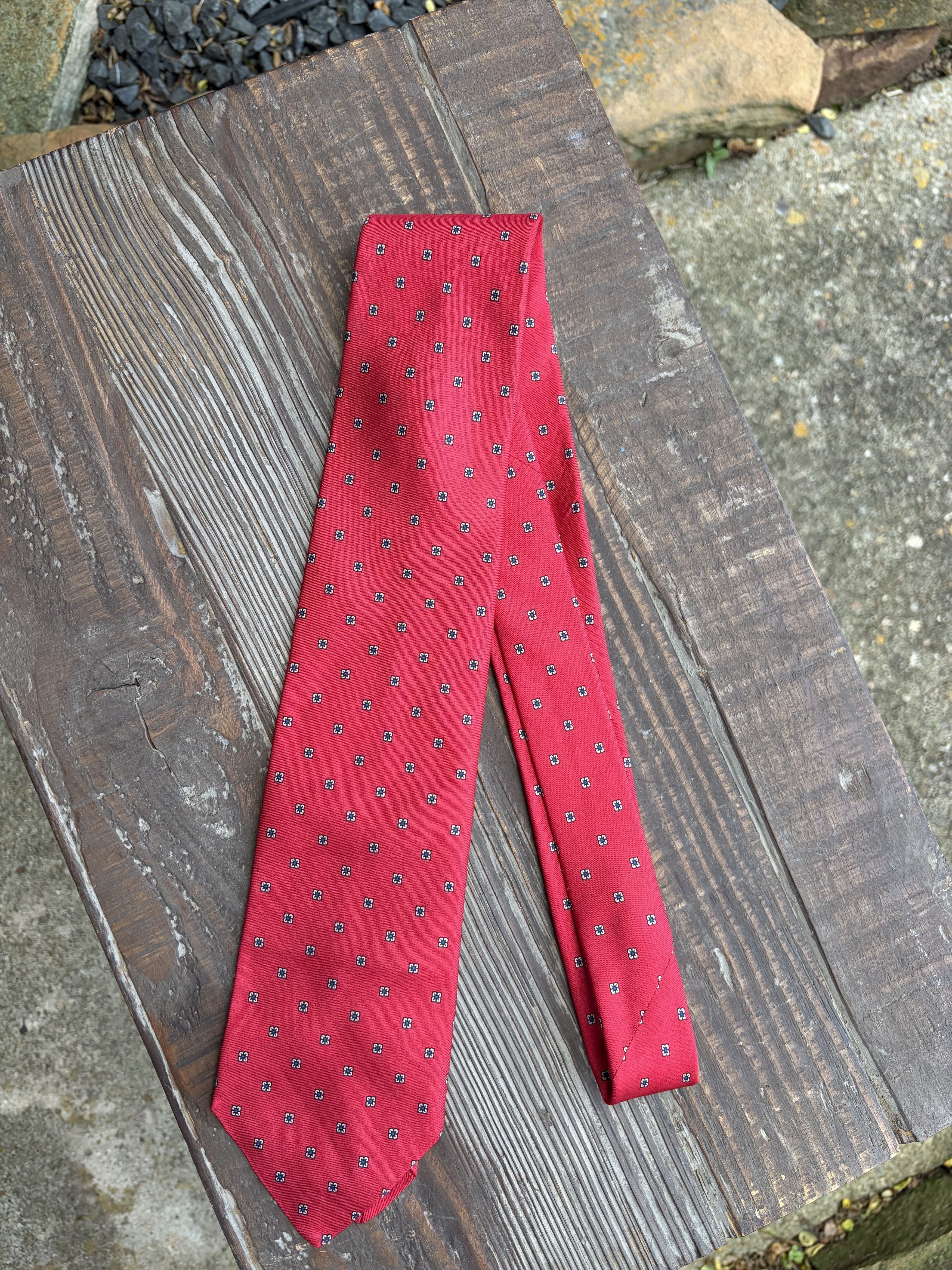 Brooks Brothers Vintage Brook Brothers Silk Red Tie Size ONE SIZE - 4 Thumbnail