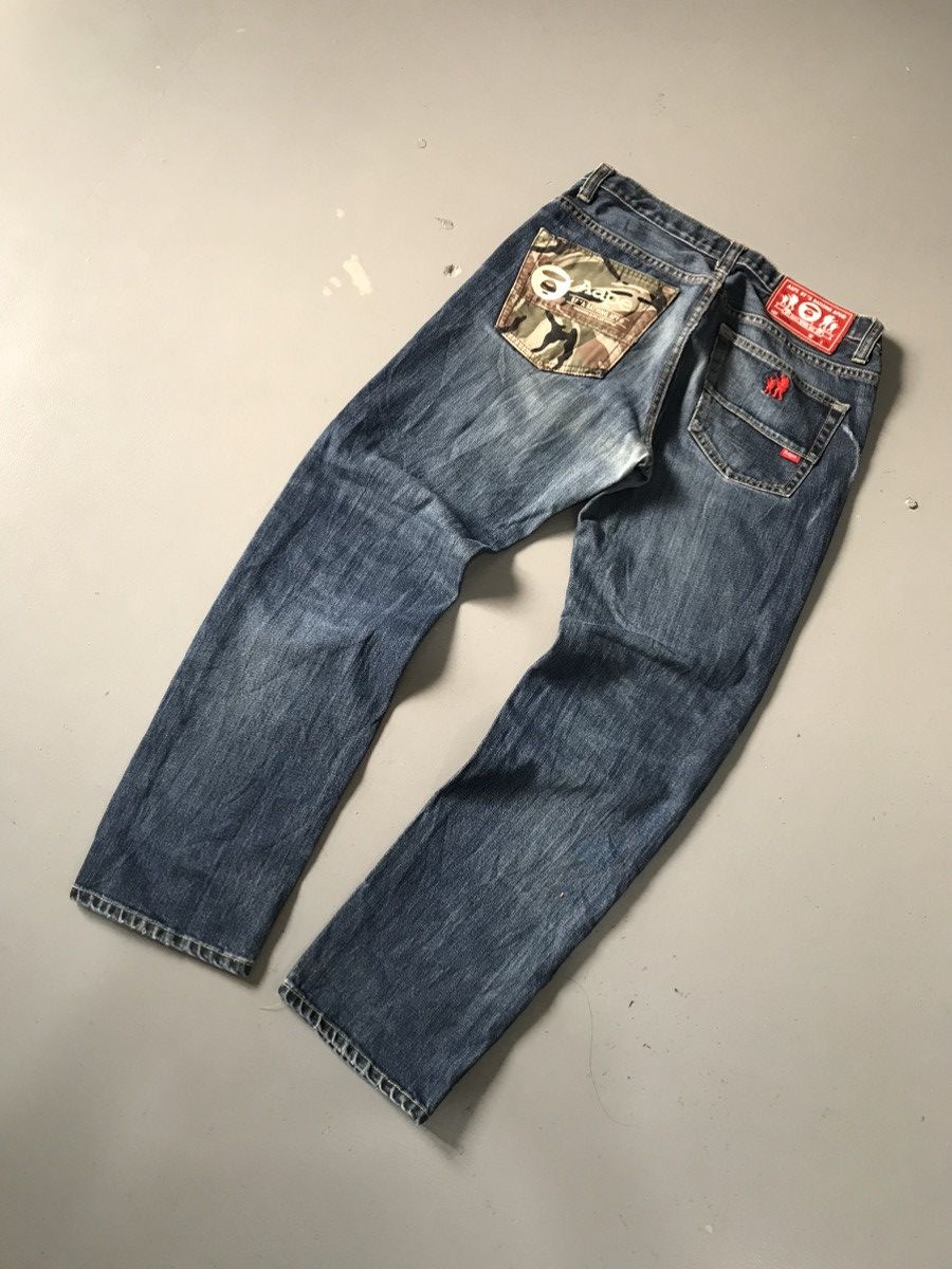 Aape × Vintage Vintage bathing aape army print denim Size US 33 - 2 Thumbnail