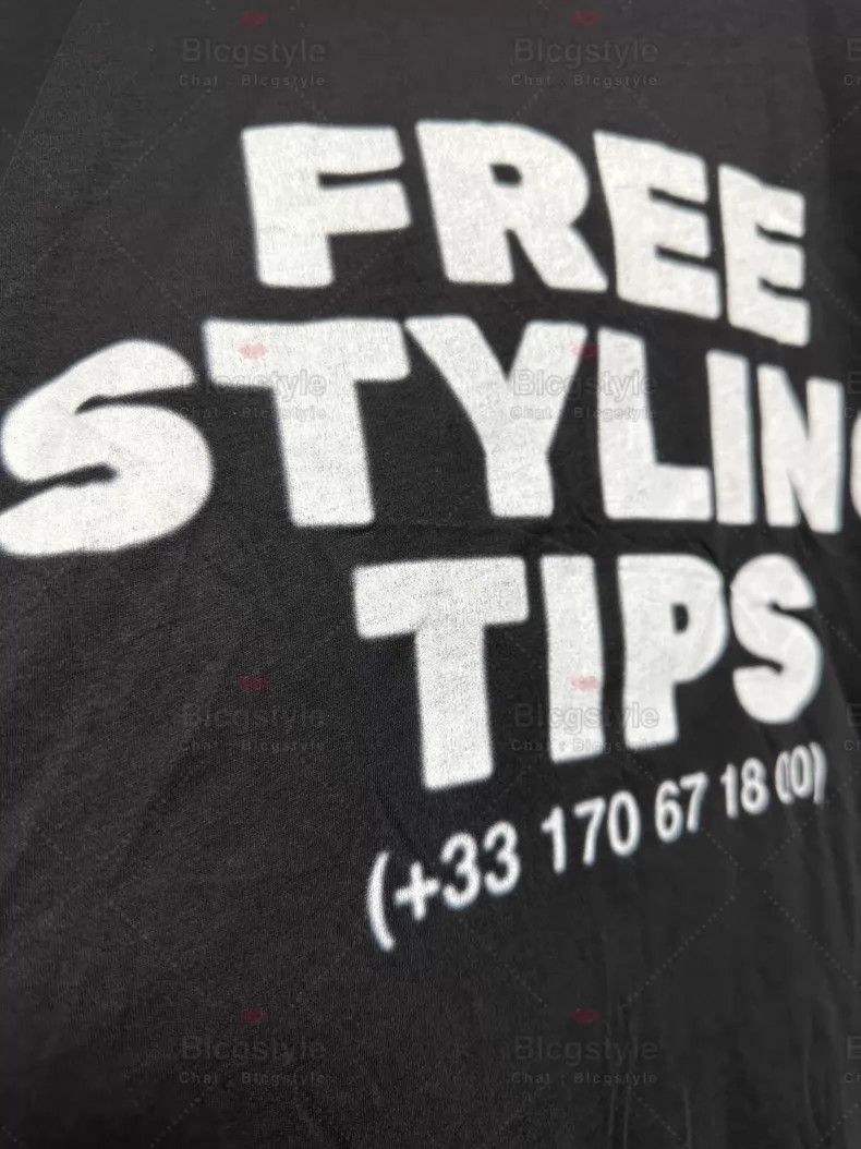 Balenciaga Balenciaga Phone Number Short Sleeve T-Shirt Size US XS / EU 42 / 0 - 4 Thumbnail
