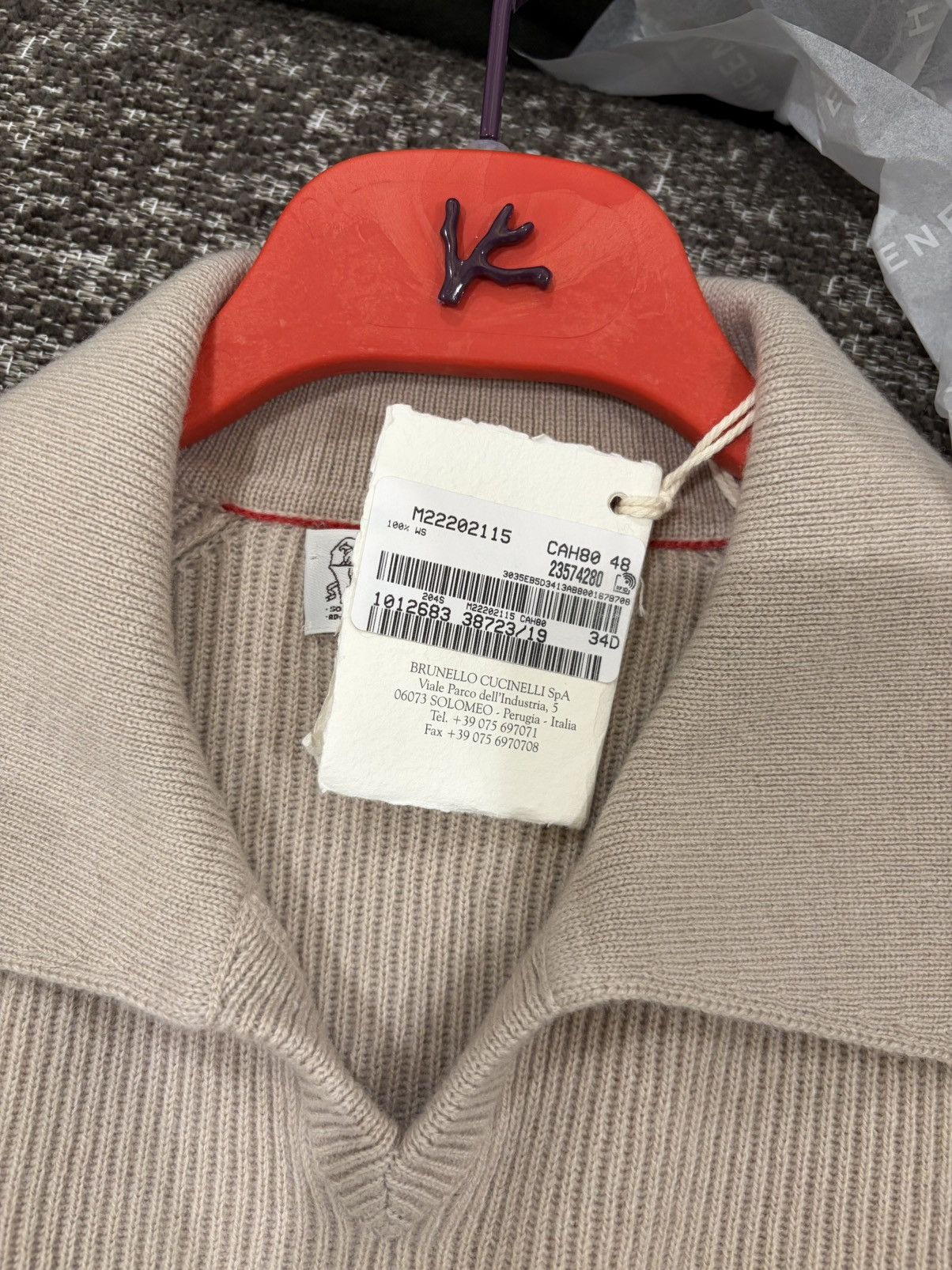 Brunello Cucinelli Brunello Cucinelli English Rib Cashmere Sweater Size US M / EU 48-50 / 2 - 5 Thumbnail