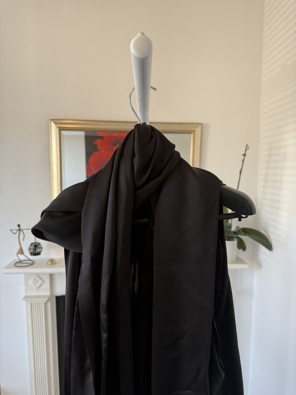 Saint Laurent Paris SS24 Saint Laurent Lavalliere-Neck Top in Silk Satin Size US XS / EU 42 / 0 - 9 Thumbnail