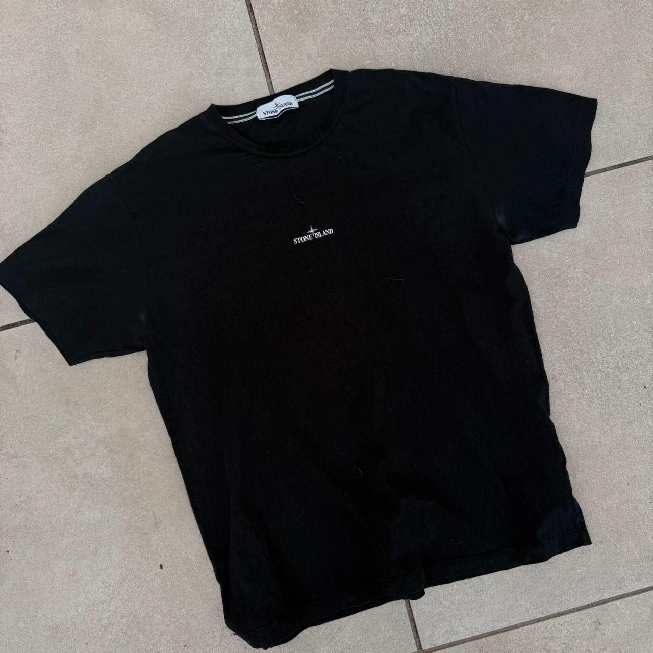 Stone Island Stone Island T shirt Tee Black Big Logo Size US XL / EU 56 / 4 - 2 Thumbnail