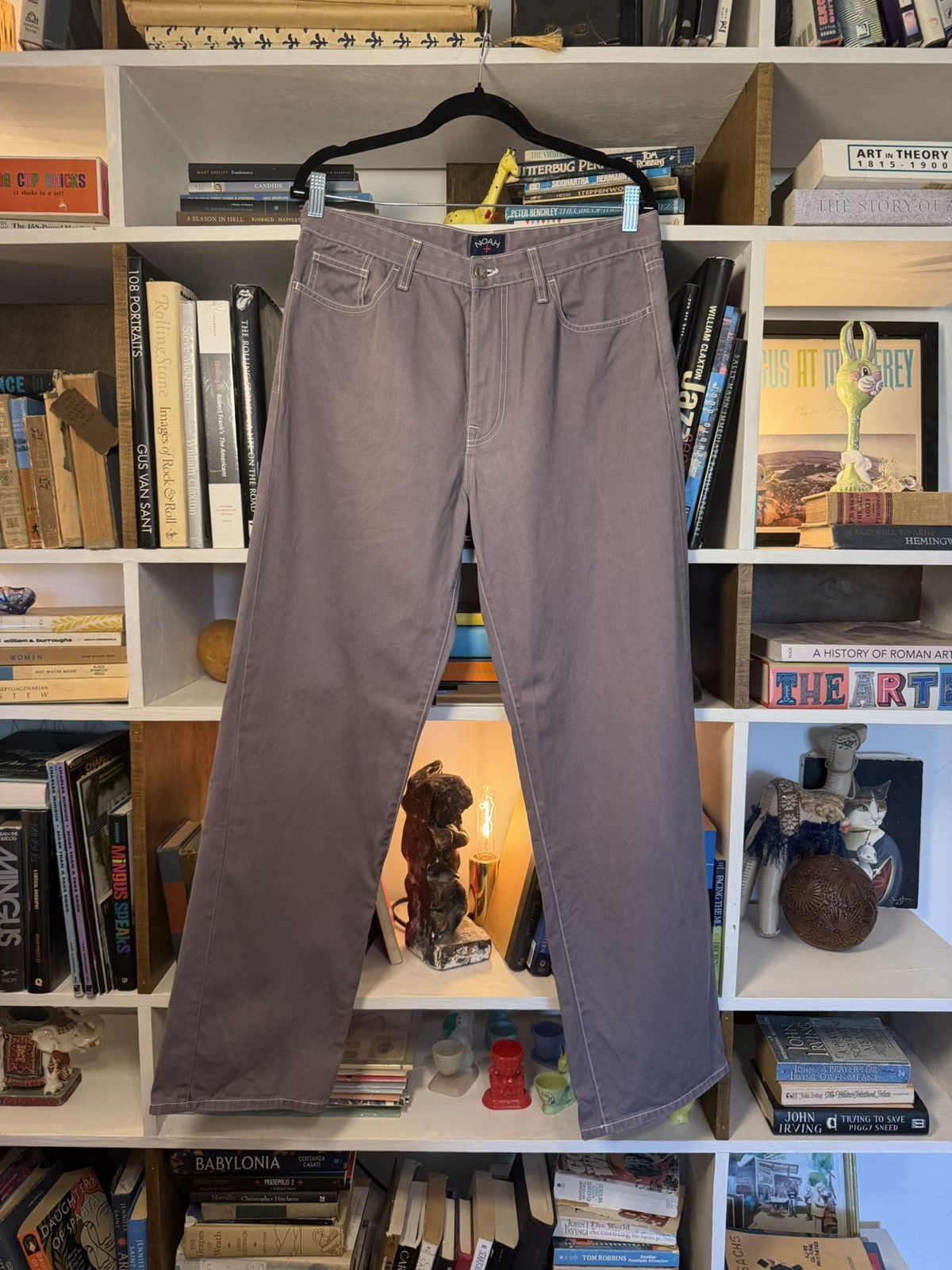 Noah Noah grey contrast stitch jeans Size US 32 / EU 48 - 1 Thumbnail