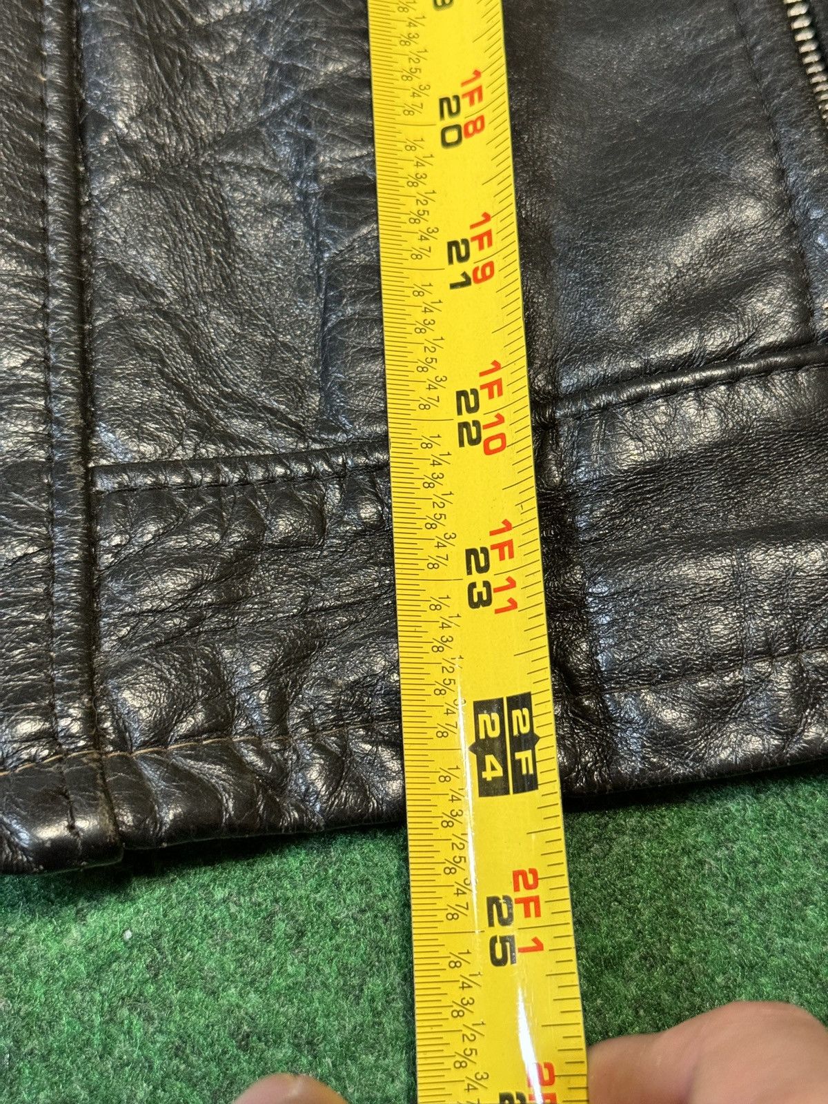 Vintage Vintage 60s 70s Leather Biker Cafe Racer Serval Jacket Size US M / EU 48-50 / 2 - 8 Thumbnail