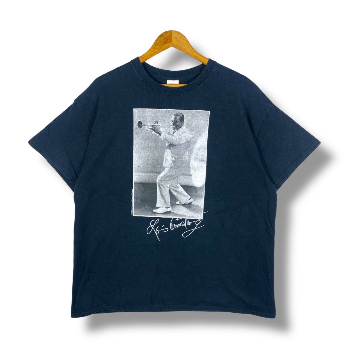 Band Tees Vintage LOUIS ARMSTRONG House Museum New York City Tee Shirt Size US XL / EU 56 / 4 - 1 Thumbnail