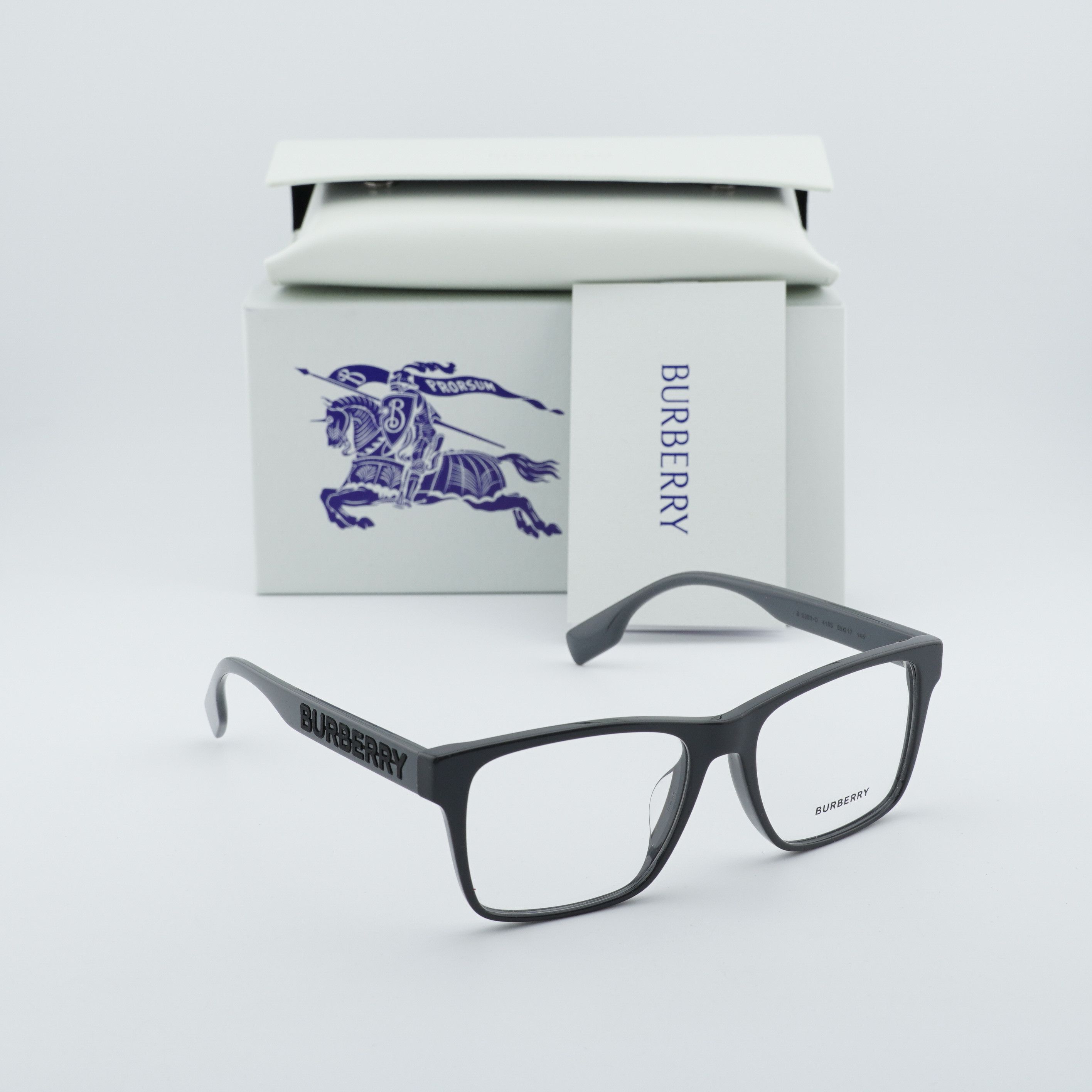 Burberry Burberry BE2393D 4185 Men Eyeglasses Grey 55mm Rectangle Size ONE SIZE - 9 Thumbnail