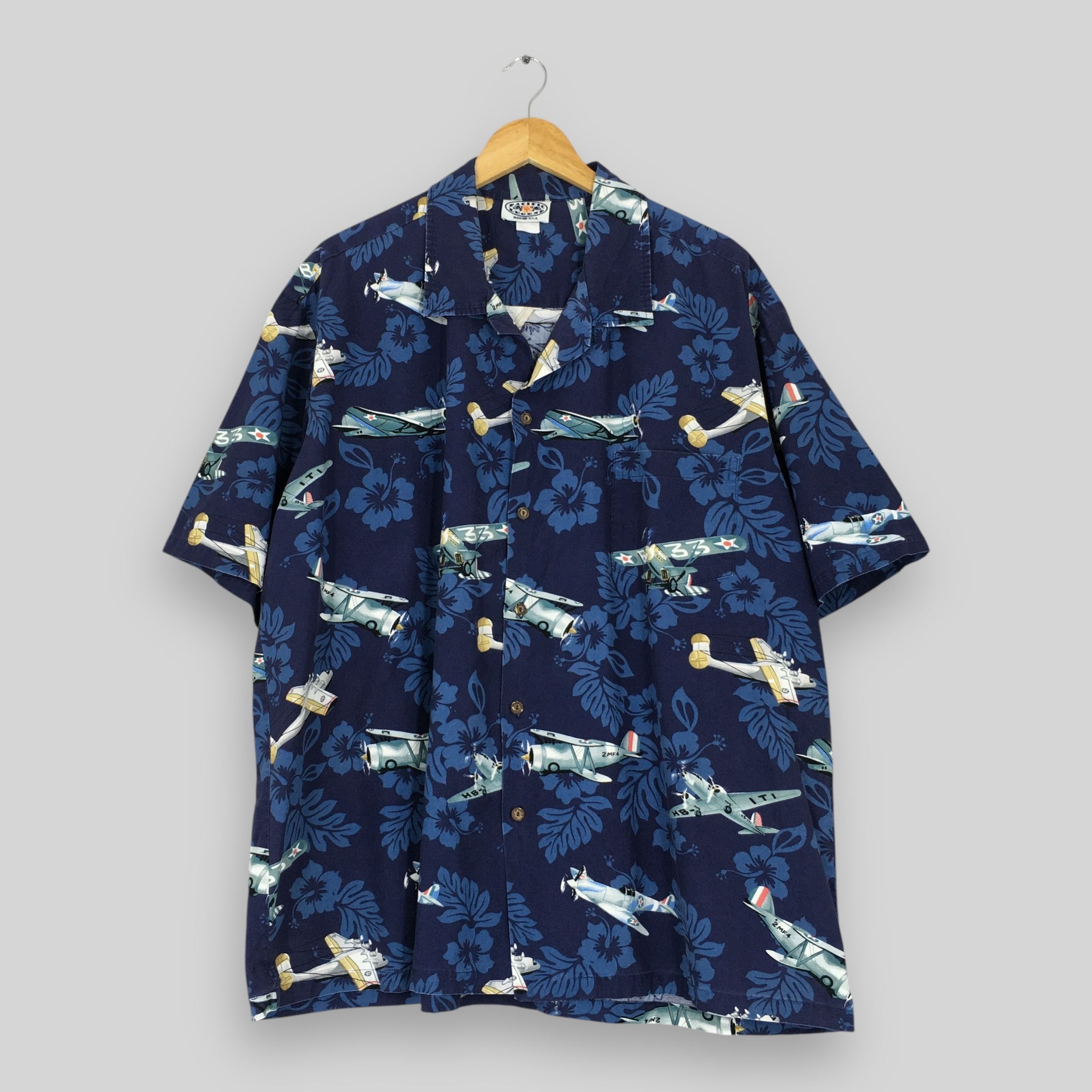 Pacific Legend Vintage 90s Pacific Legends Hawaiian Cotton Shirt Oversize Size US XXL / EU 58 / 5 - 1 Thumbnail