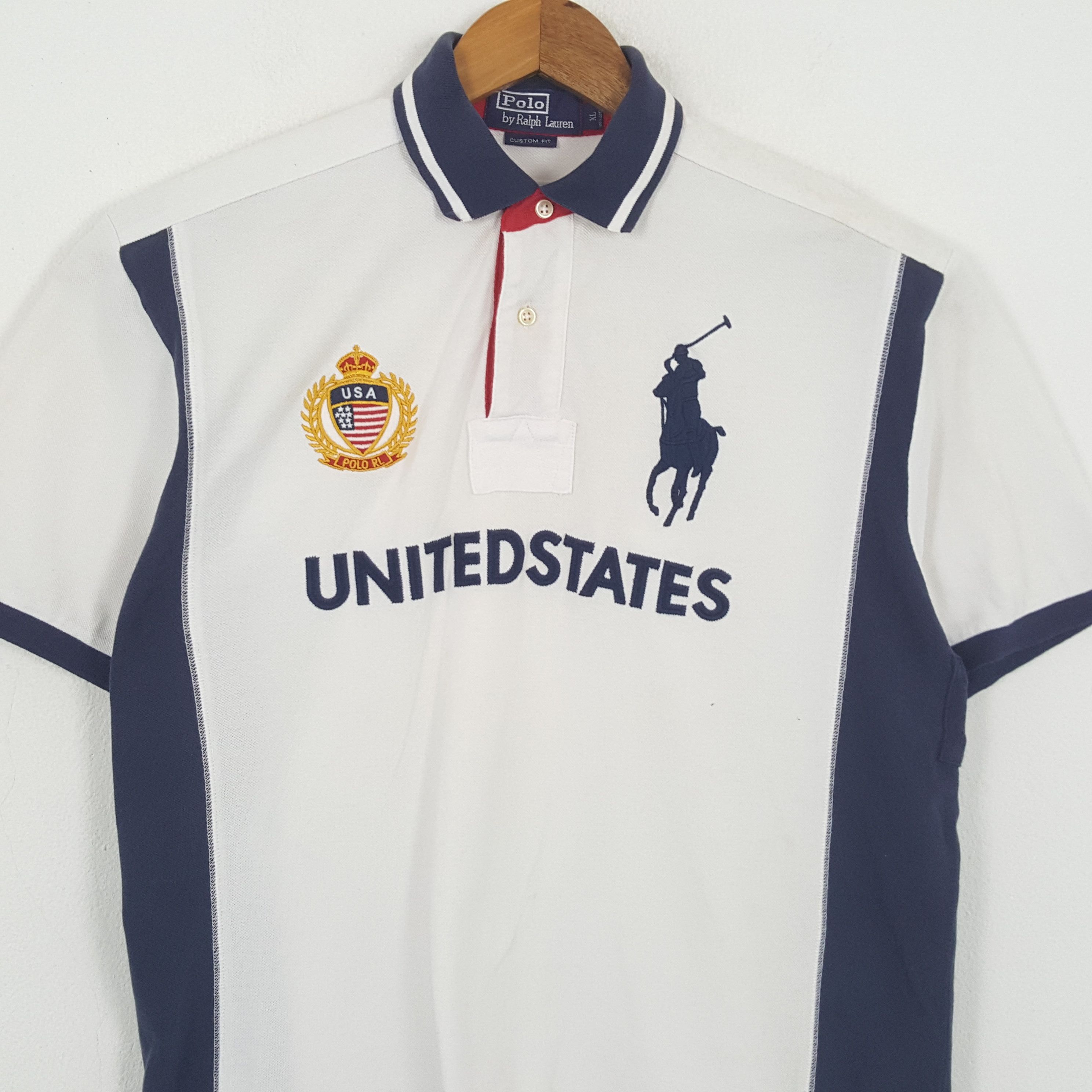 Polo Ralph Lauren × Vintage Vintage POLO by RALPH LAUREN United States Polos Shirt Size US XL / EU 56 / 4 - 2 Thumbnail