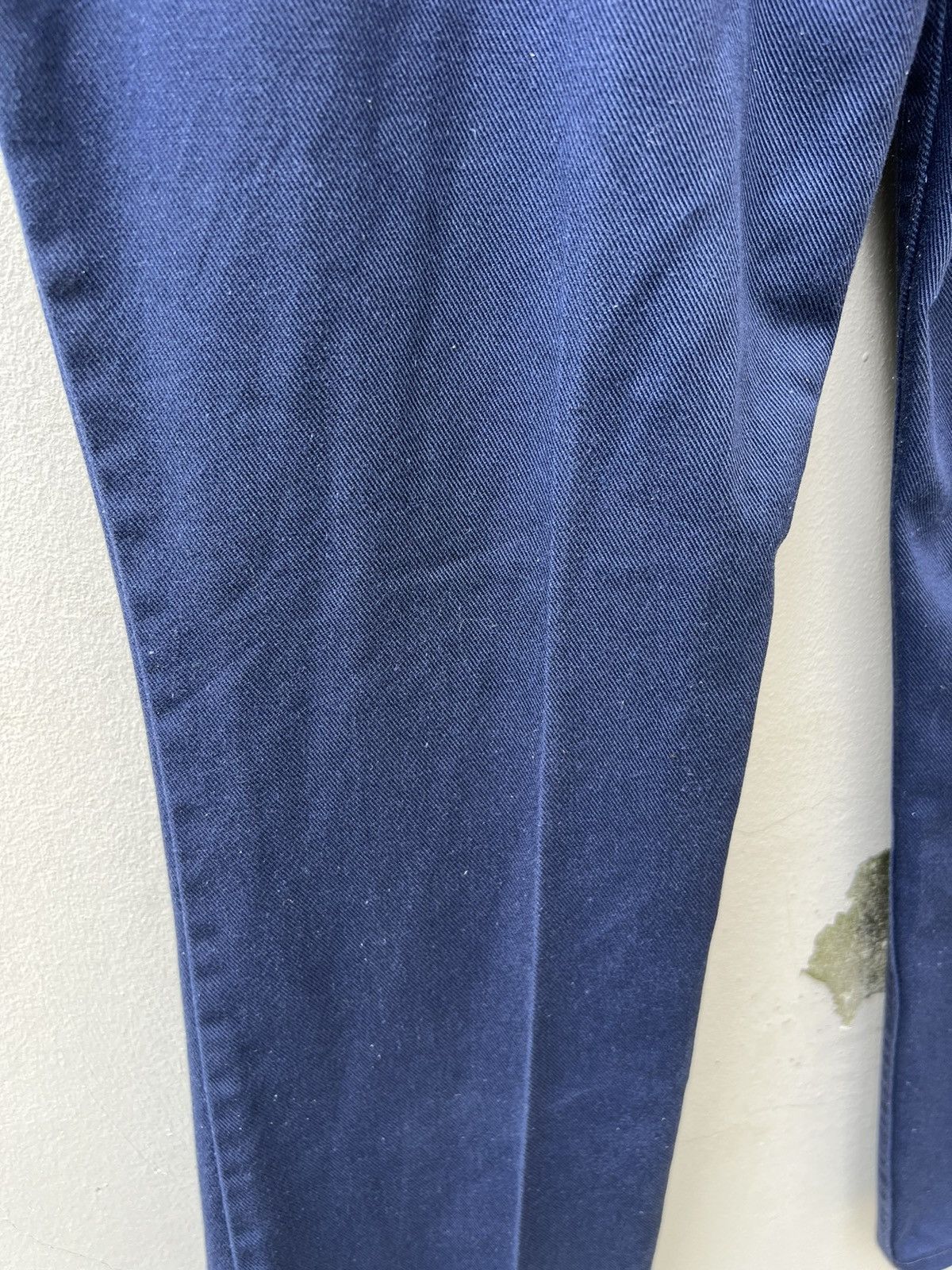 Vintage Vintage 60s Wrangler Navy Blue Flare Pant Size US 31 - 17 Thumbnail