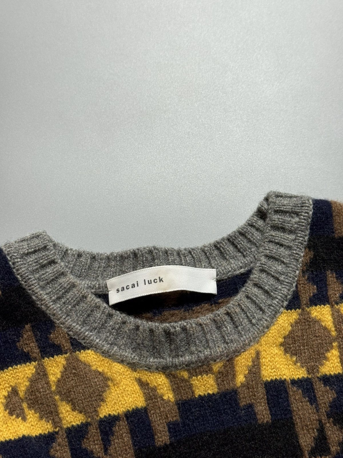 Sacai Sacai Luck - Knit Sweatshirt Size M / US 6-8 / IT 42-44 - 7 Thumbnail