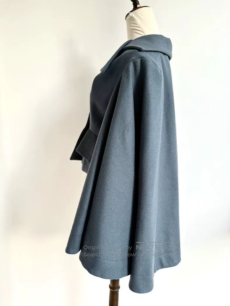Vivienne Westwood Vivienne Westwood Vintage Morandi gray blue cloak coat Size L / US 10 / IT 46 - 3 Thumbnail