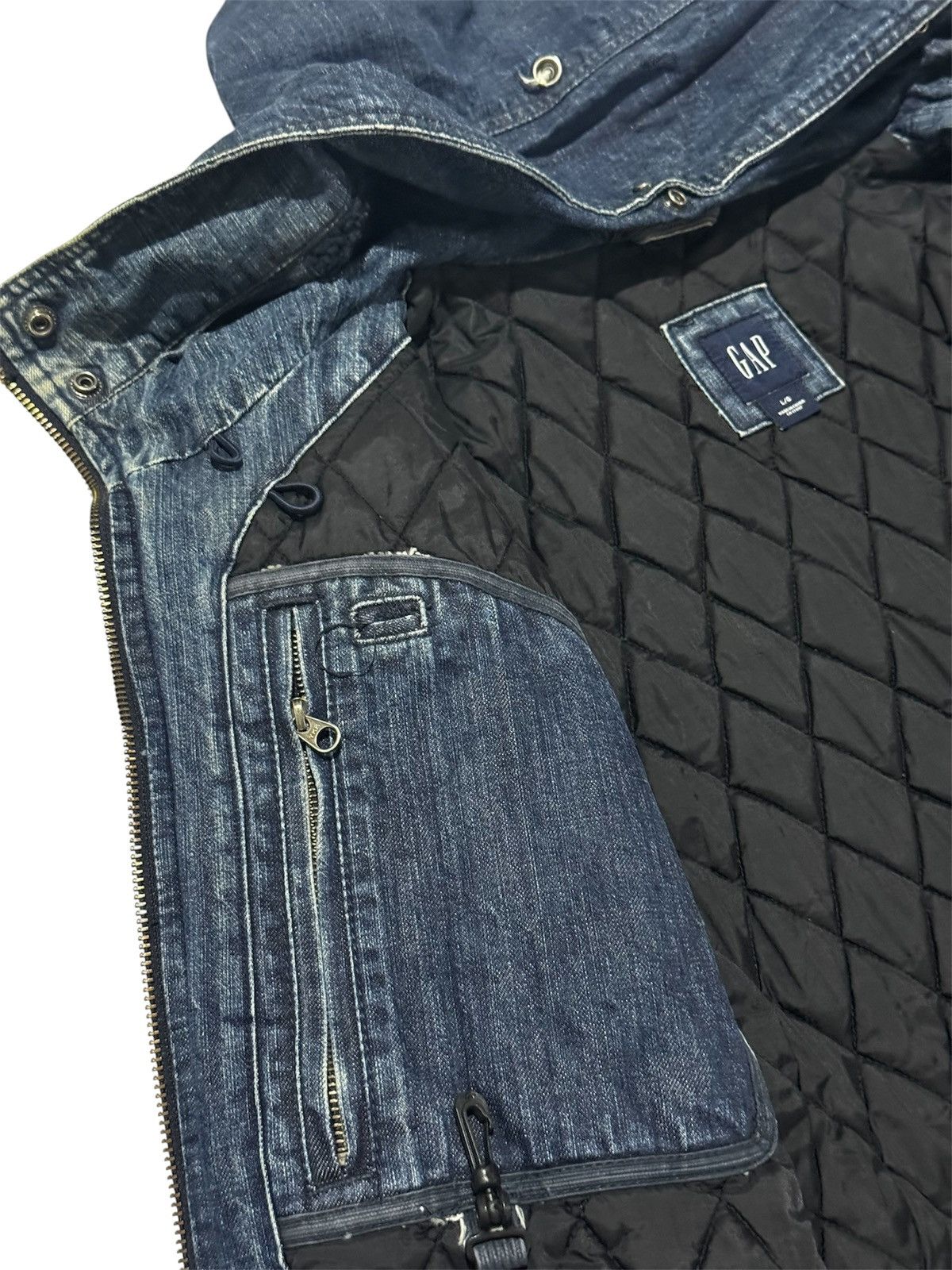 Gap GAP 2003s Denim N-3B Jacket Size US L / EU 52-54 / 3 - 12 Thumbnail