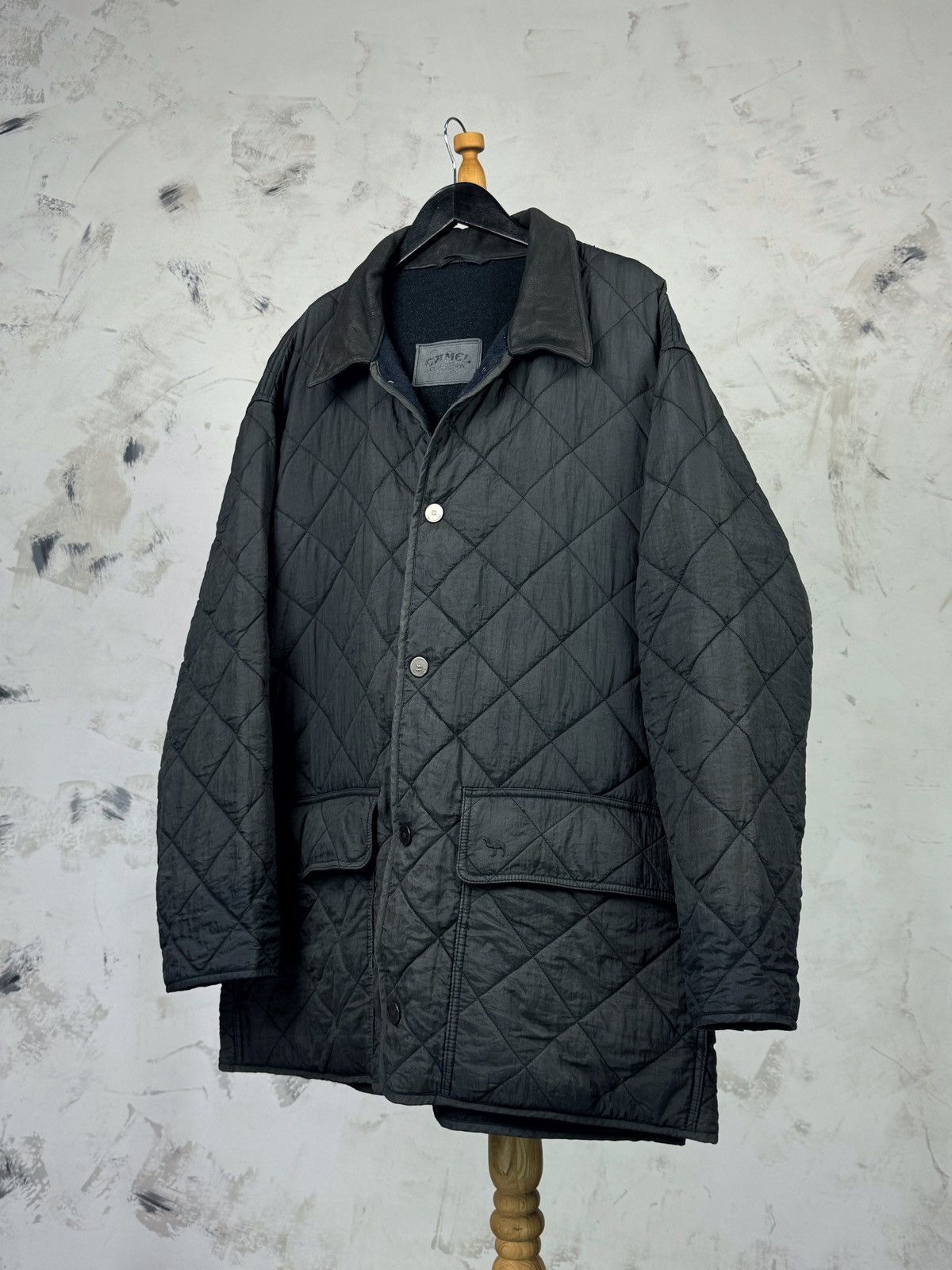 Camel Vintage Camel Quilted Jacket Size 54 XL - XXL Size US XL / EU 56 / 4 - 3 Thumbnail