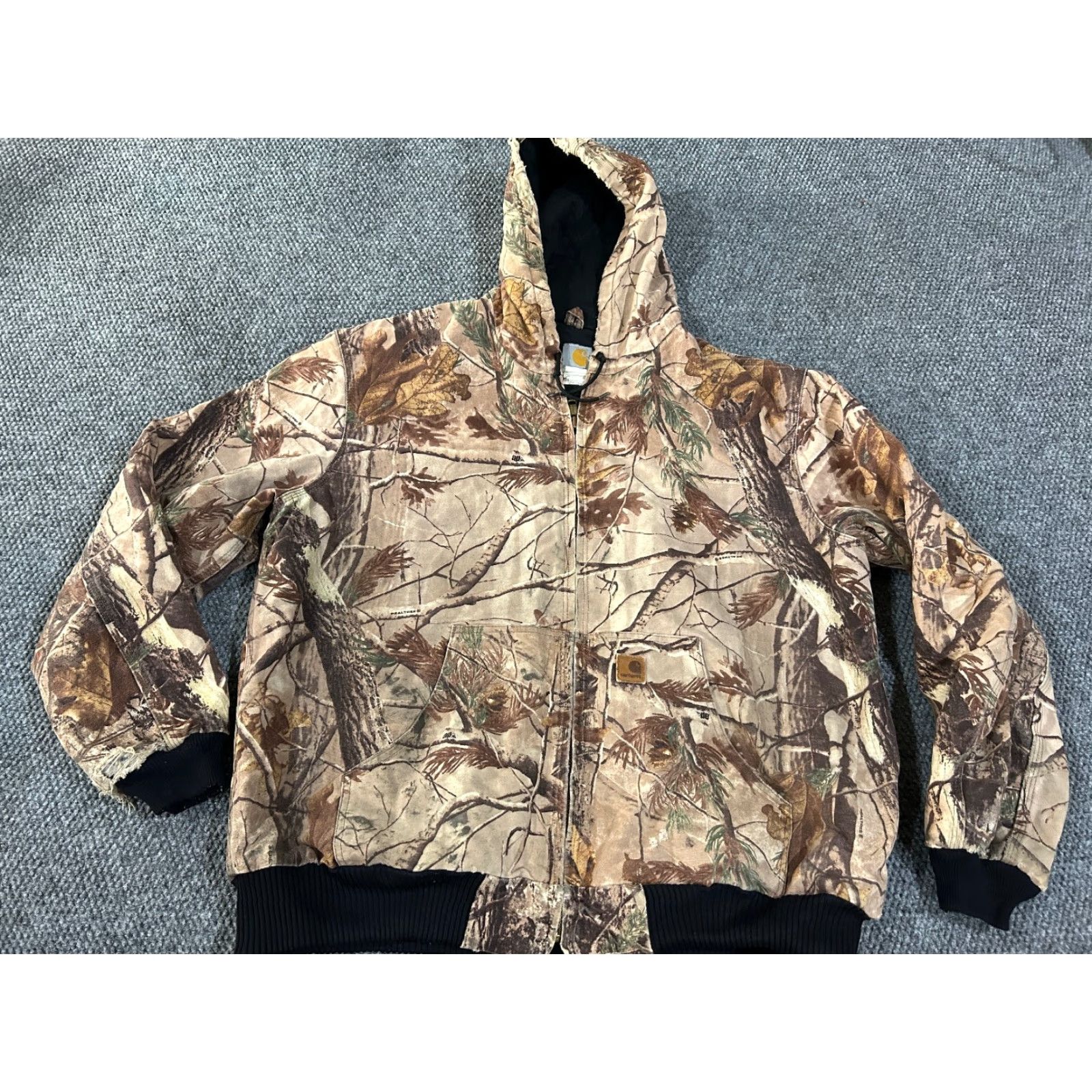 Carhartt VINTAGE Carhartt Camouflage Jacket Mens XL Tall Brown Hunting Workwear Jacket / Coat Gel? Size US XL / EU 56 / 4 - 2 Thumbnail