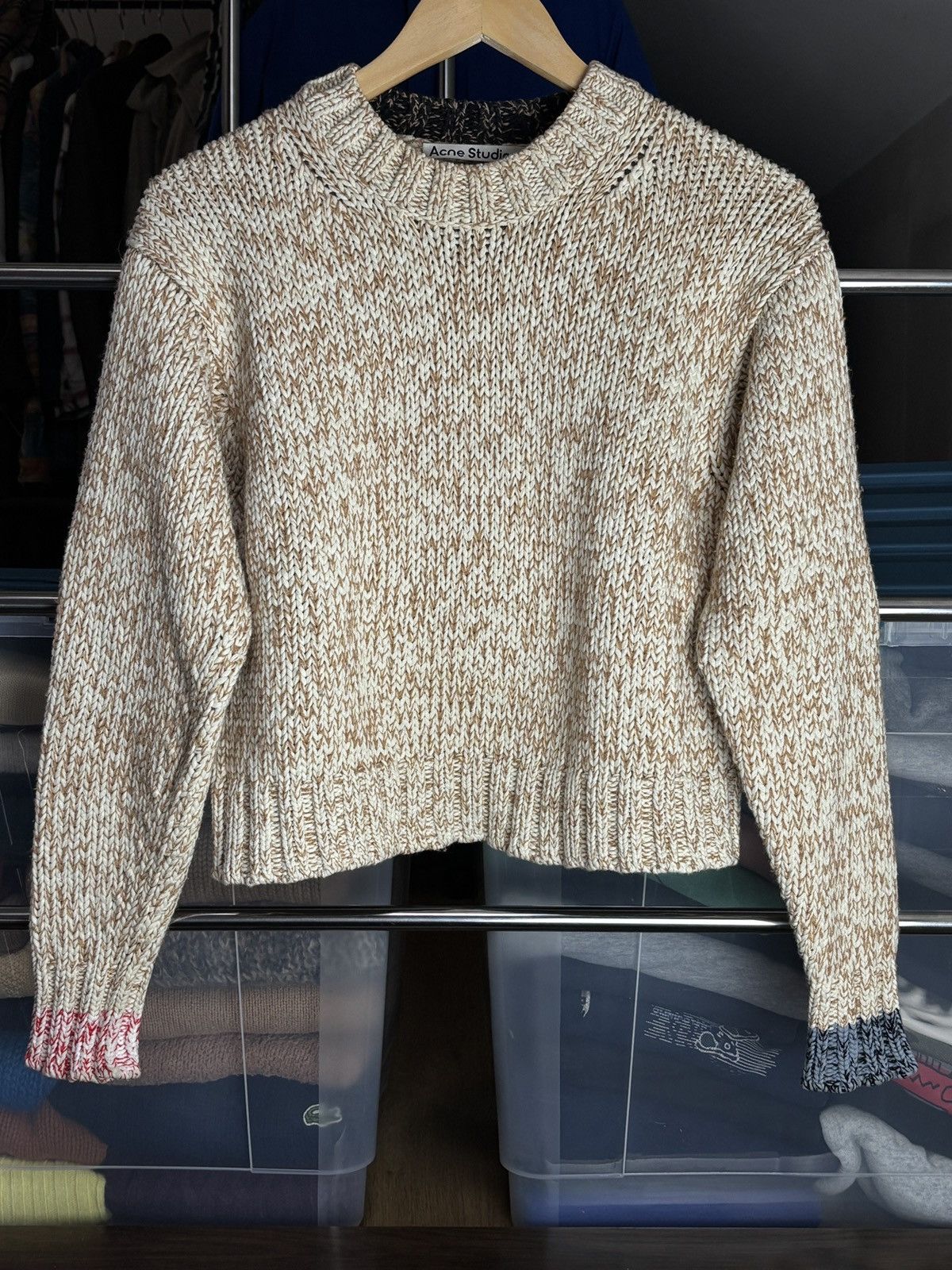 Acne Studios Acne Studios Cropped Knit Sweater Size XS / US 0-2 / IT 36-38 - 1 Thumbnail