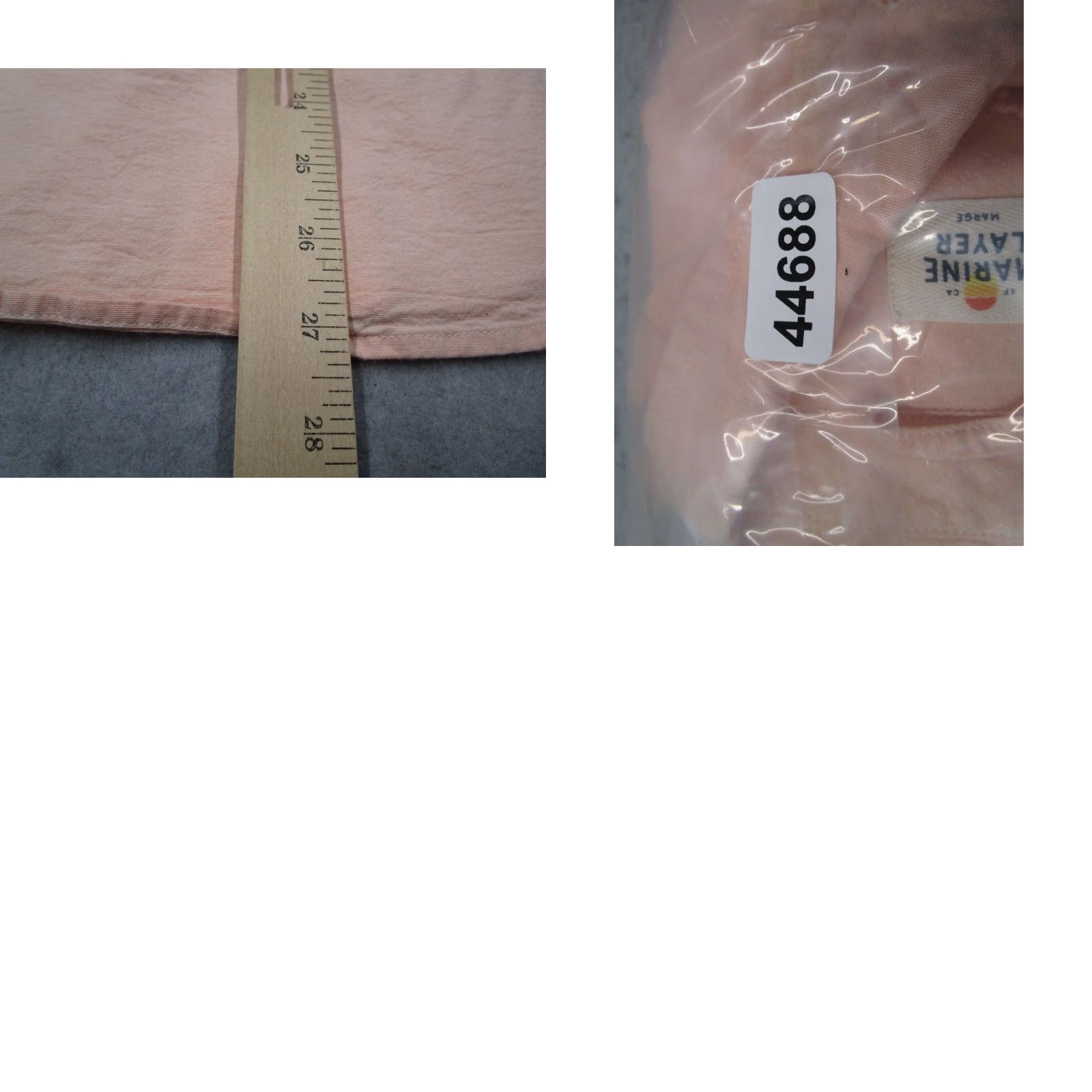 Marine Layer Marine Layer Mens Short Sleeve Button Up Shirt Pink Cotton Blend M Size US M / EU 48-50 / 2 - 8 Thumbnail