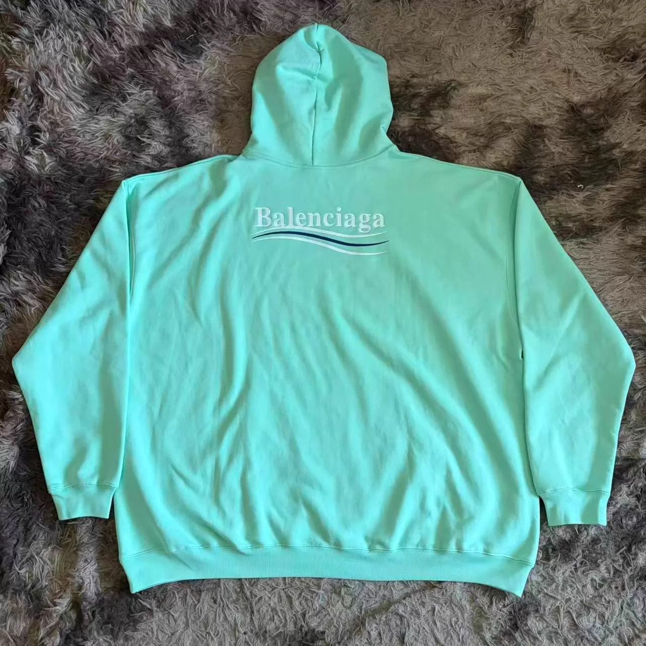 Balenciaga Balenciaga Mint Green Coke Logo Hoodie Size S Size US S / EU 44-46 / 1 - 2 Thumbnail