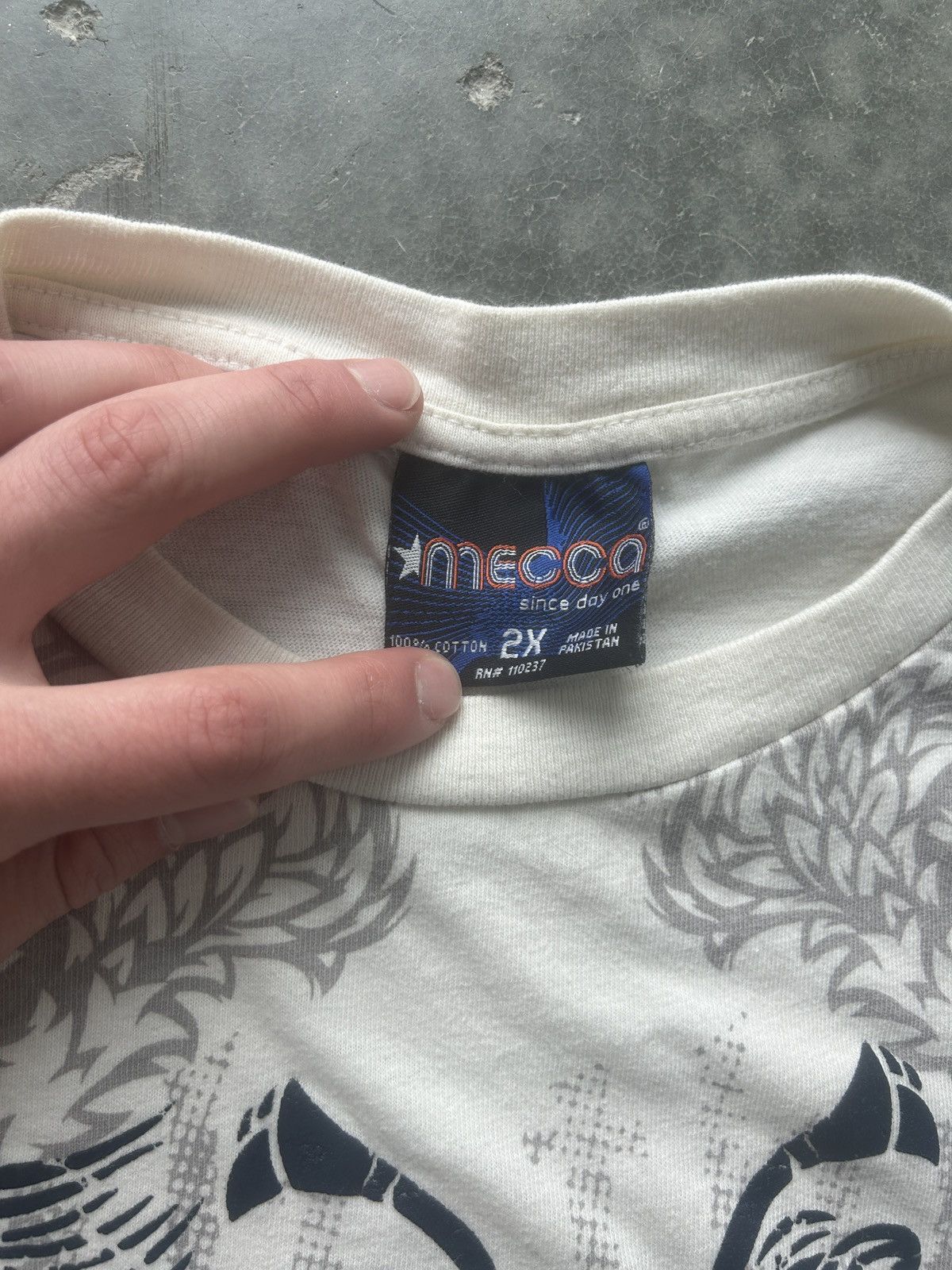 Mecca × Vintage Vintage Y2K Mecca Graphic Tee Size US XL / EU 56 / 4 - 5 Thumbnail