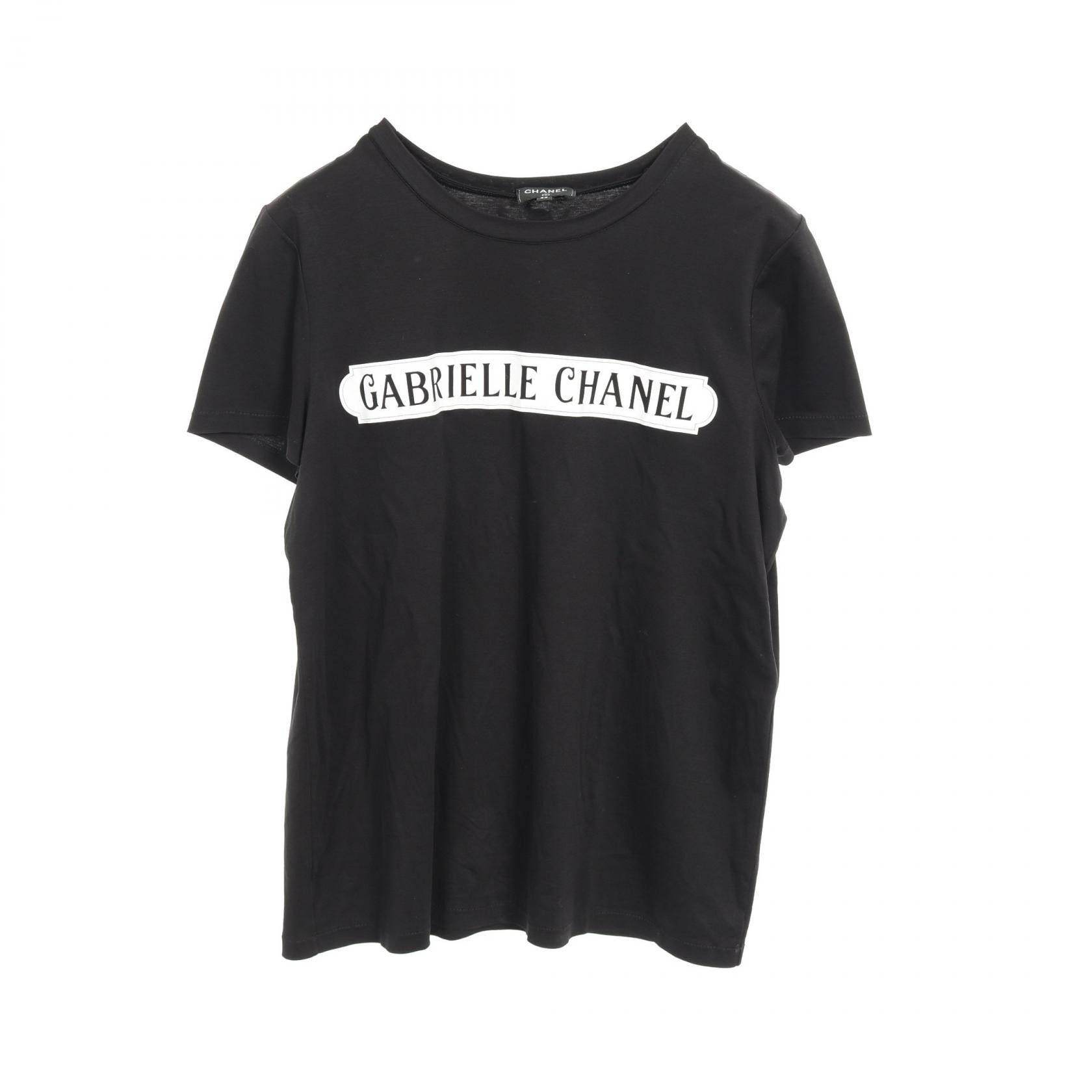 Chanel Chanel Chanel Gabrielle Flocky Print Cotton Top Cotton Tops P57359K07506 Size ONE SIZE - 1 Thumbnail