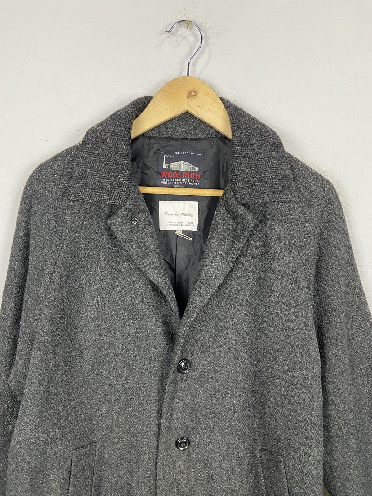 Japanese Brand × Other × Woolrich Woolen Mills WOOLRICH SEVENDAY SUNDAY OVERCOAT Size US M / EU 48-50 / 2 - 4 Thumbnail