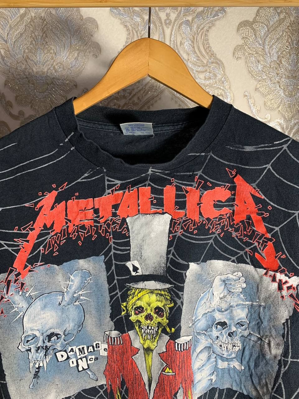 Band Tees Vintage Brockum Metallica 1992 3D Printed Rock T-shirt Retro Size US XL / EU 56 / 4 - 4 Thumbnail