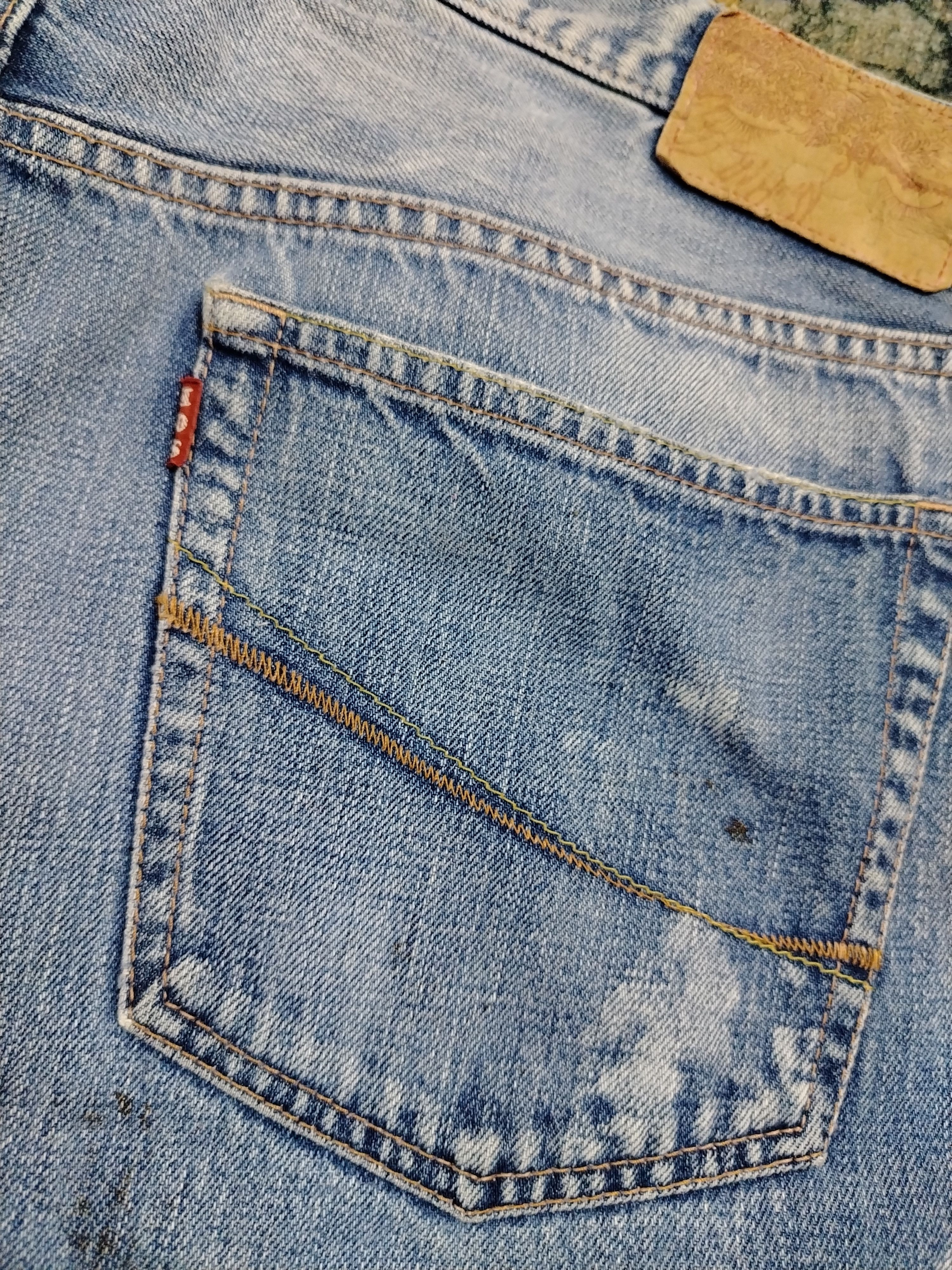 Japanese Brand Soul Of freedom selvedge Distressed Jeans Size US 34 / EU 50 - 4 Thumbnail