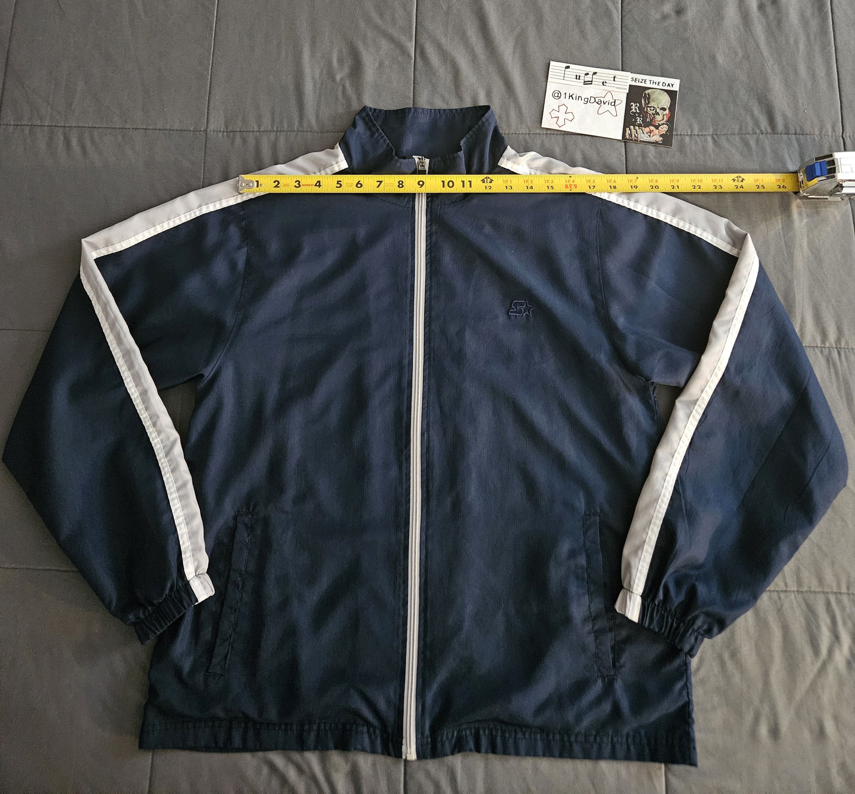 Starter Starter Navy Windbreaker Size US M / EU 48-50 / 2 - 8 Thumbnail