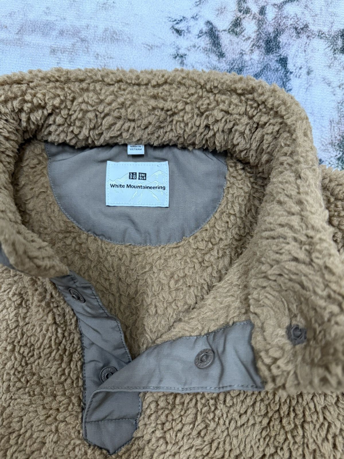 White Mountaineering White Mountaineering Uniqlo Sherpa Fleece Sweatshirt Size US L / EU 52-54 / 3 - 5 Thumbnail