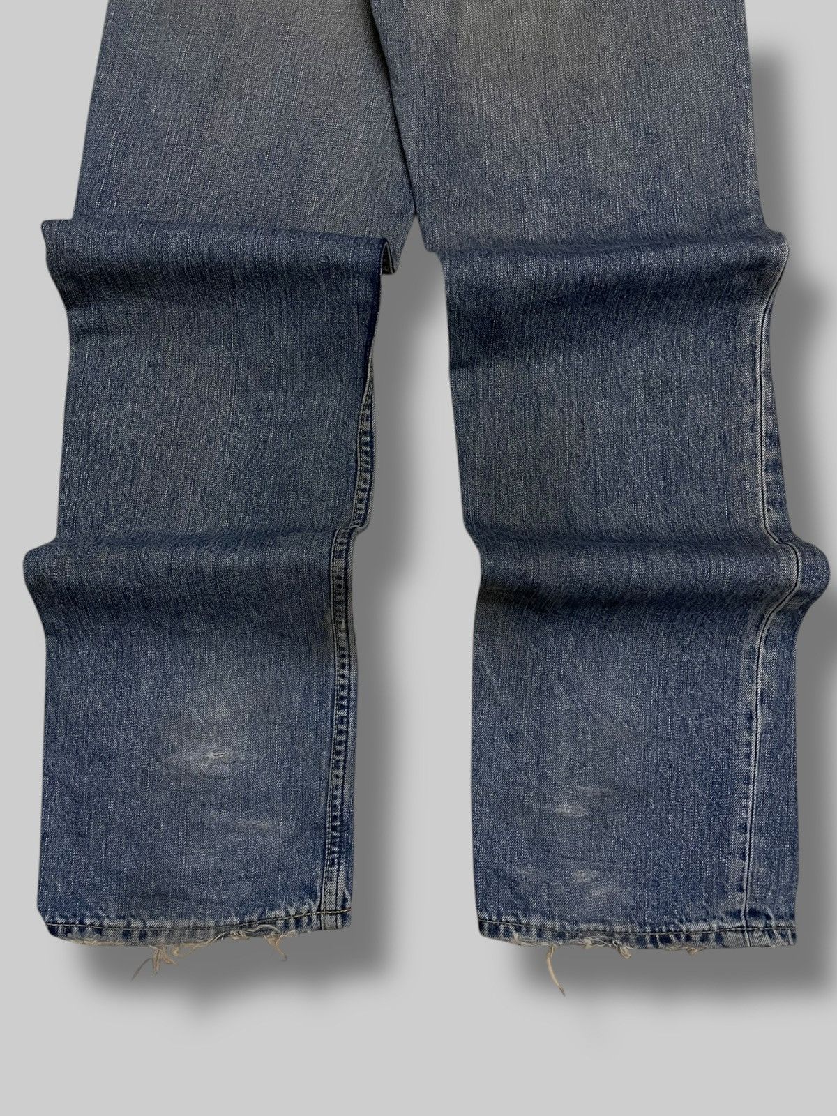 Levi's Vintage Clothing Vintage 1990s Designer Original Levis 502 Distressed Denim Size US 29 - 11 Thumbnail