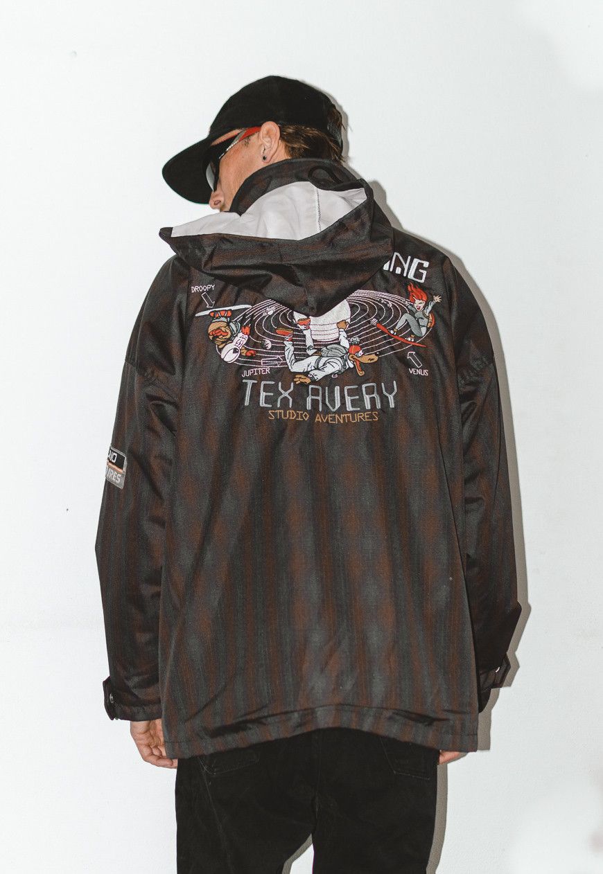 Vintage Rare Droopy and the wolf cosmic Surf Wear Streetwear Jacket Size US XL / EU 56 / 4 - 4 Thumbnail