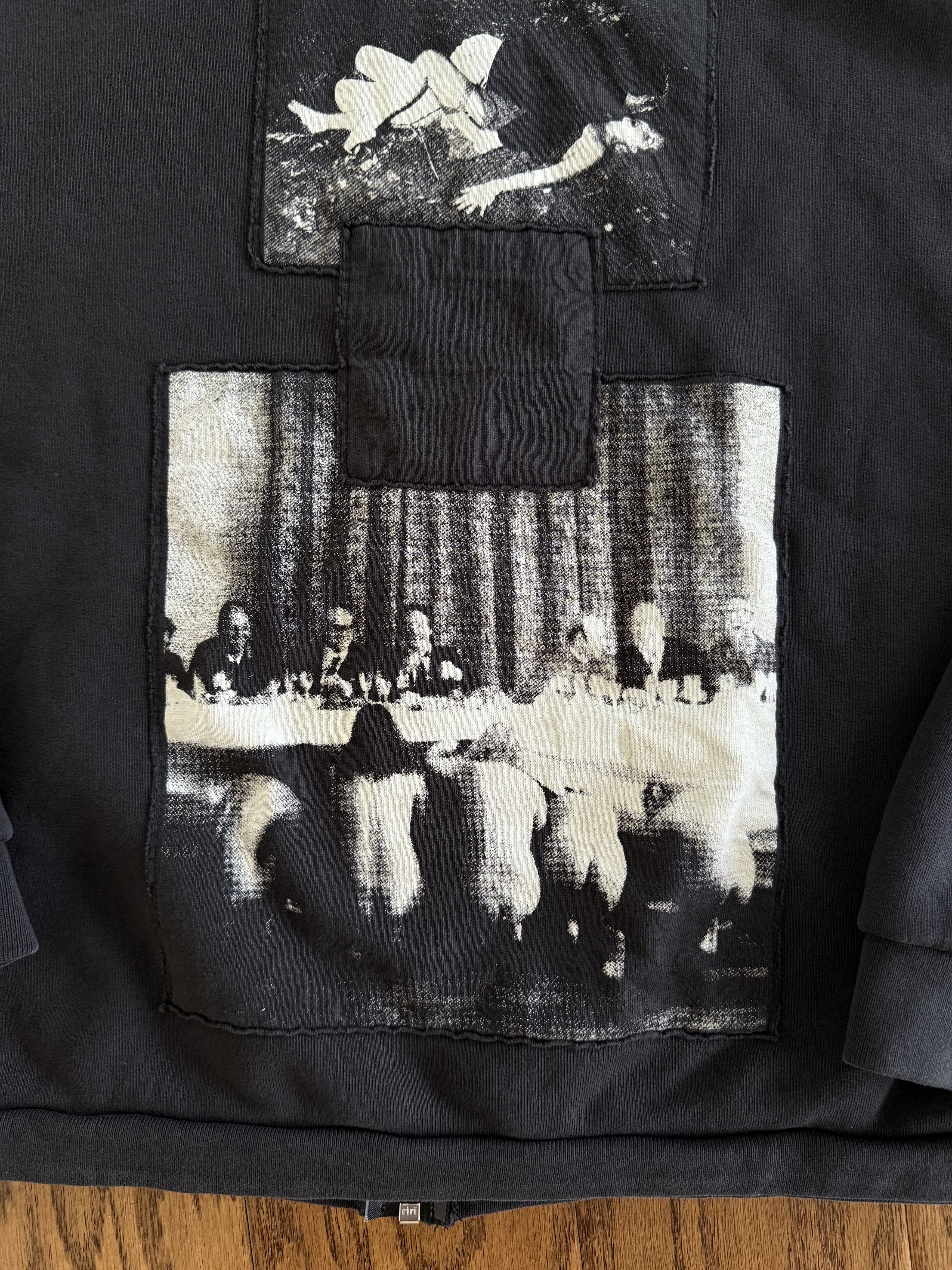 Enfants Riches Deprimes × Maxfield Los Angeles ERD x Maxfield Assemblage 4.5 Year War Zip Up Hoodie Size US M / EU 48-50 / 2 - 8 Thumbnail