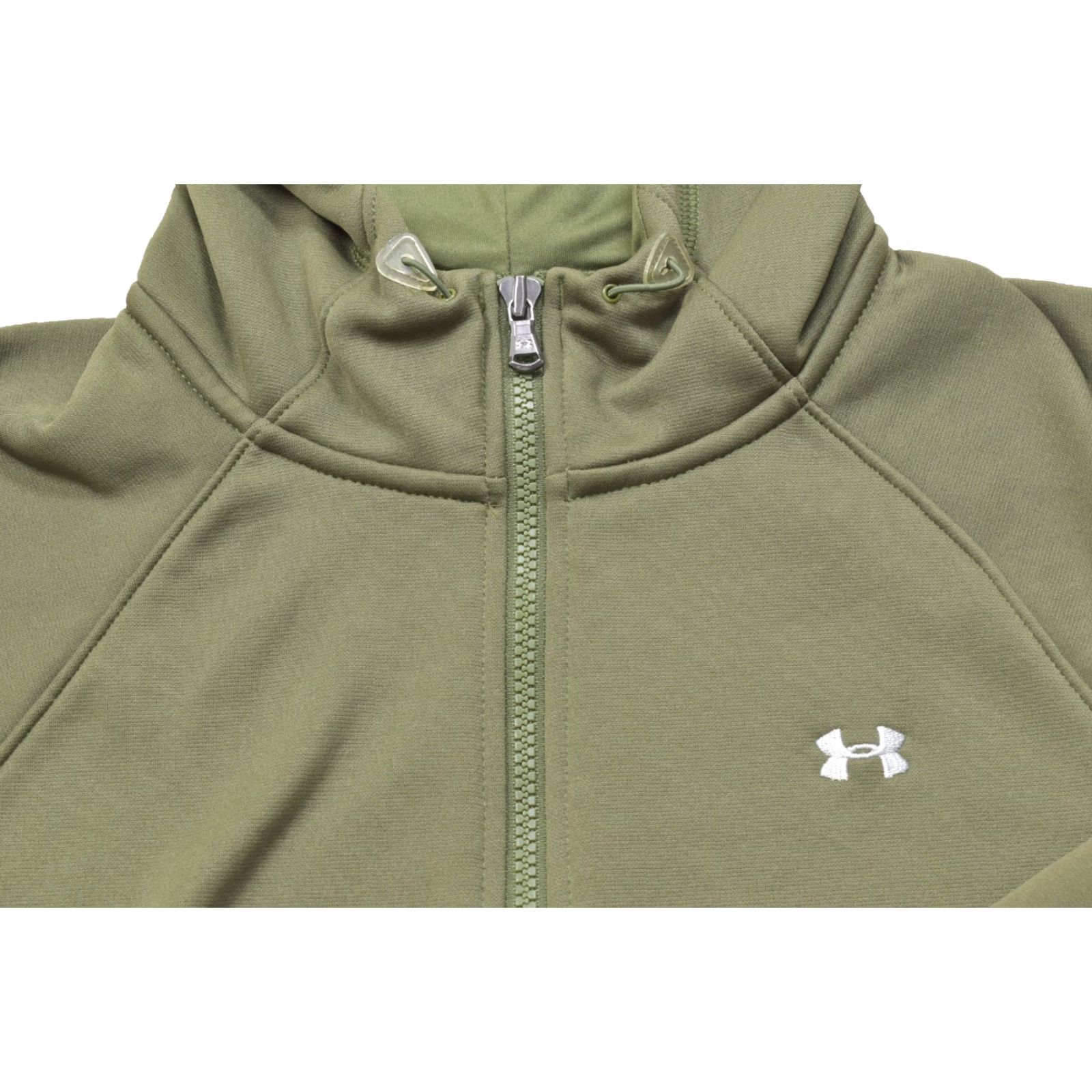 Under Armour Under Armour Storm Hoodie Women's M Olive Green Full Zip Fleece Lined Winter Casual Size M / US 6-8 / IT 42-44 - 2 Thumbnail