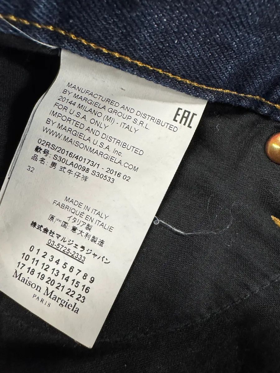 Maison Margiela × Vintage Aw2016 Maison Margiela Brut Denim Slim Jeans Size US 31 - 5 Thumbnail