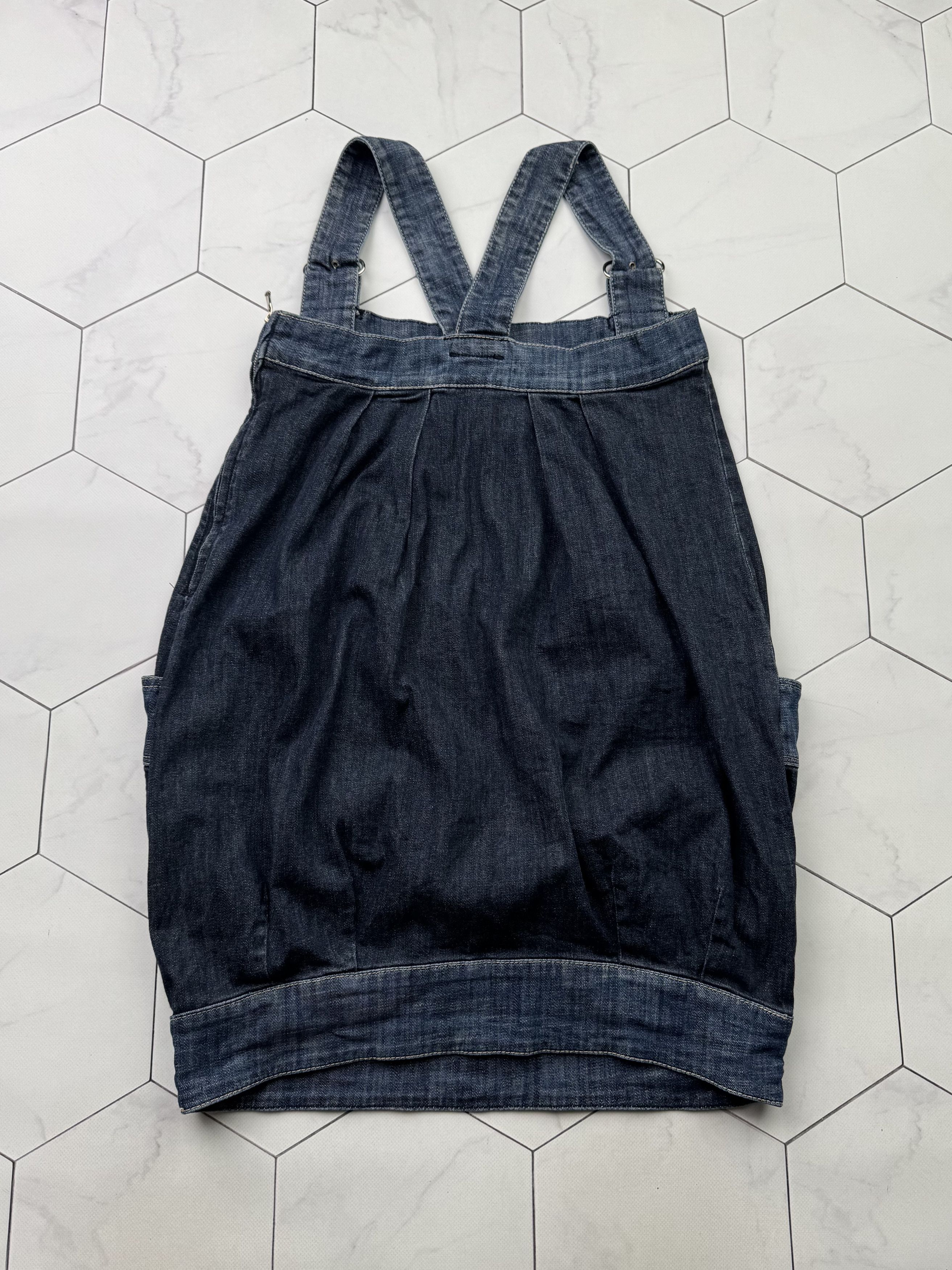 Miss Sixty Miss Sixty Vintage Denim Mini Dress (B185) Size M / US 6-8 / IT 42-44 - 7 Thumbnail