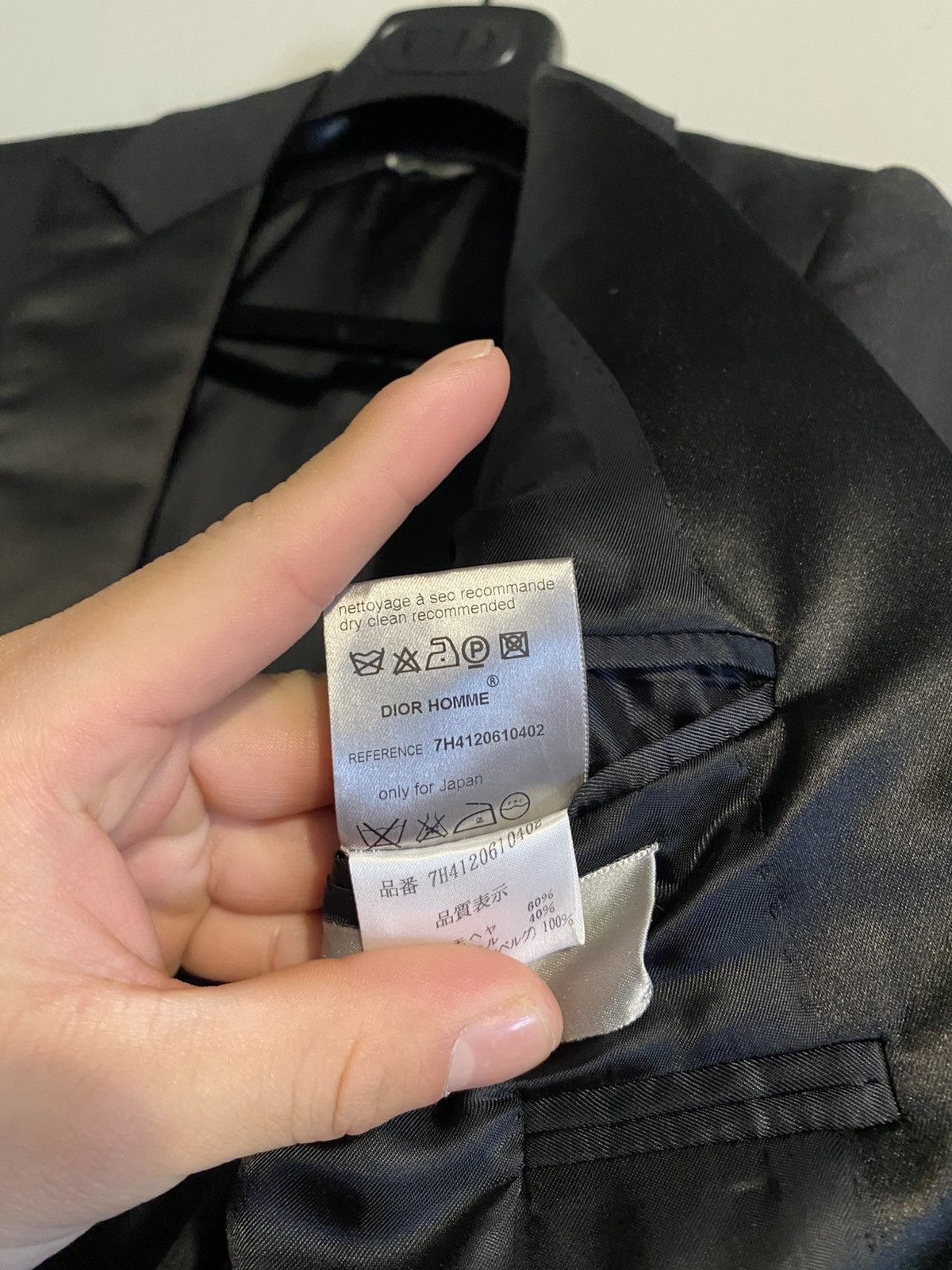 Dior Dior Homme AW07 Smoking Jacket/Blazer Size 38R - 8 Thumbnail