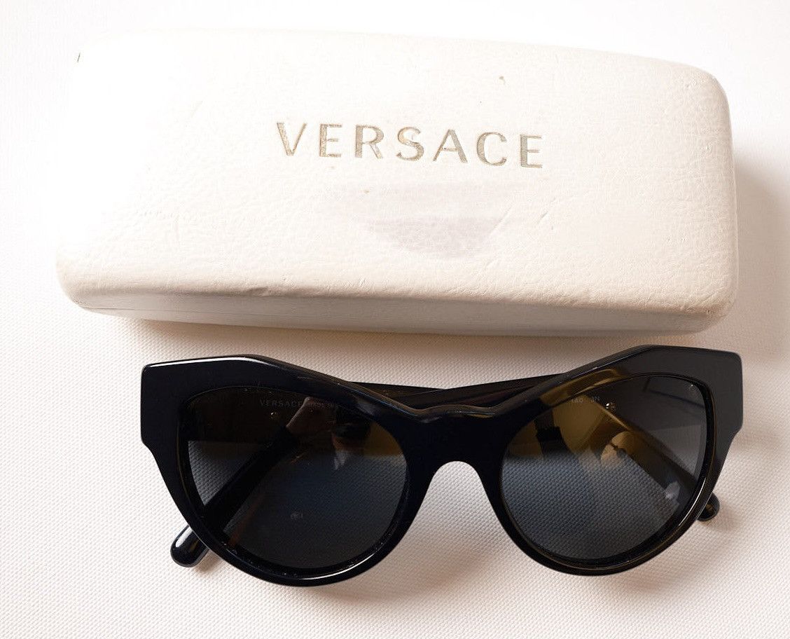 Versace Versace Cat Eye Sunglasses Black Model 4253 GB1/87 | Grailed