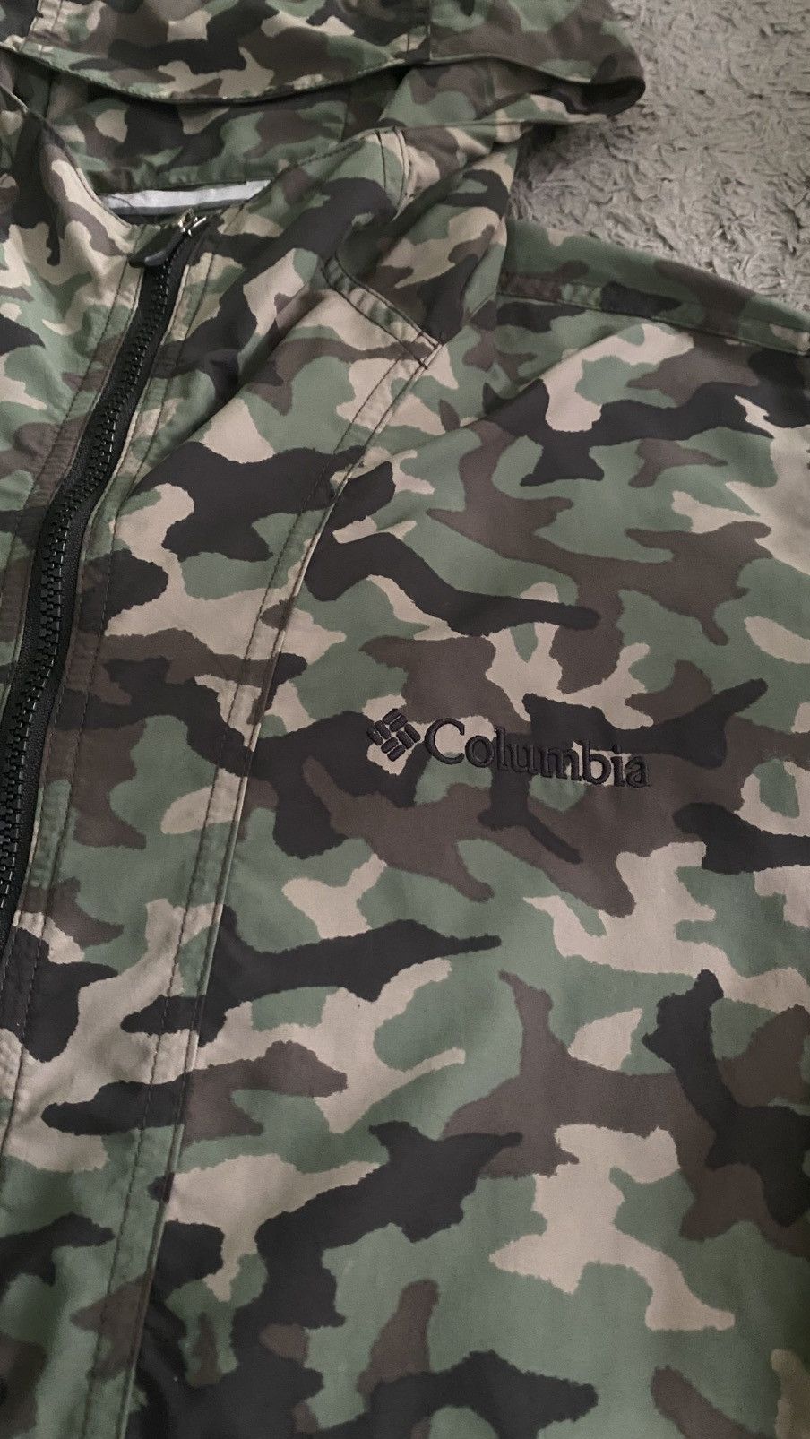 Columbia × Vintage Columbia Camo Running Jacket Size US L / EU 52-54 / 3 - 4 Thumbnail