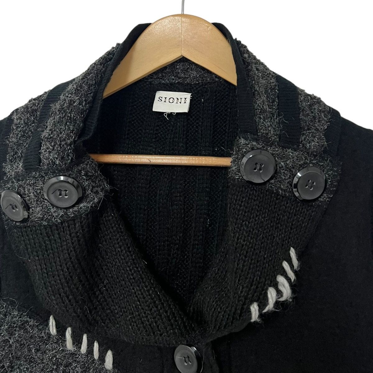 Japanese Brand Sioni stitch cardigan Size US M / EU 48-50 / 2 - 2 Thumbnail