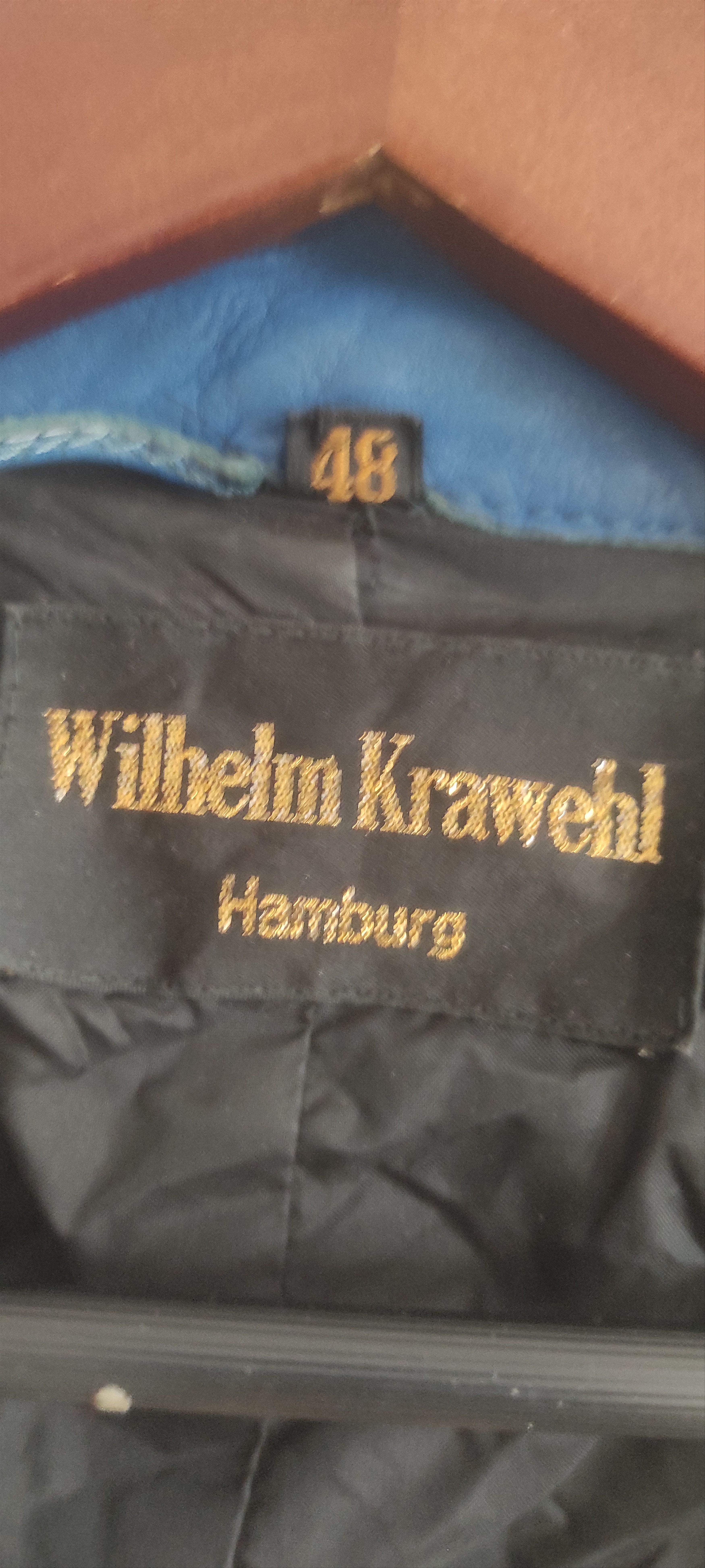 Genuine Leather Wilhelm Krawehl Hamburg Motorcycle Racing Leather Jacket Size US S / EU 44-46 / 1 - 14 Thumbnail