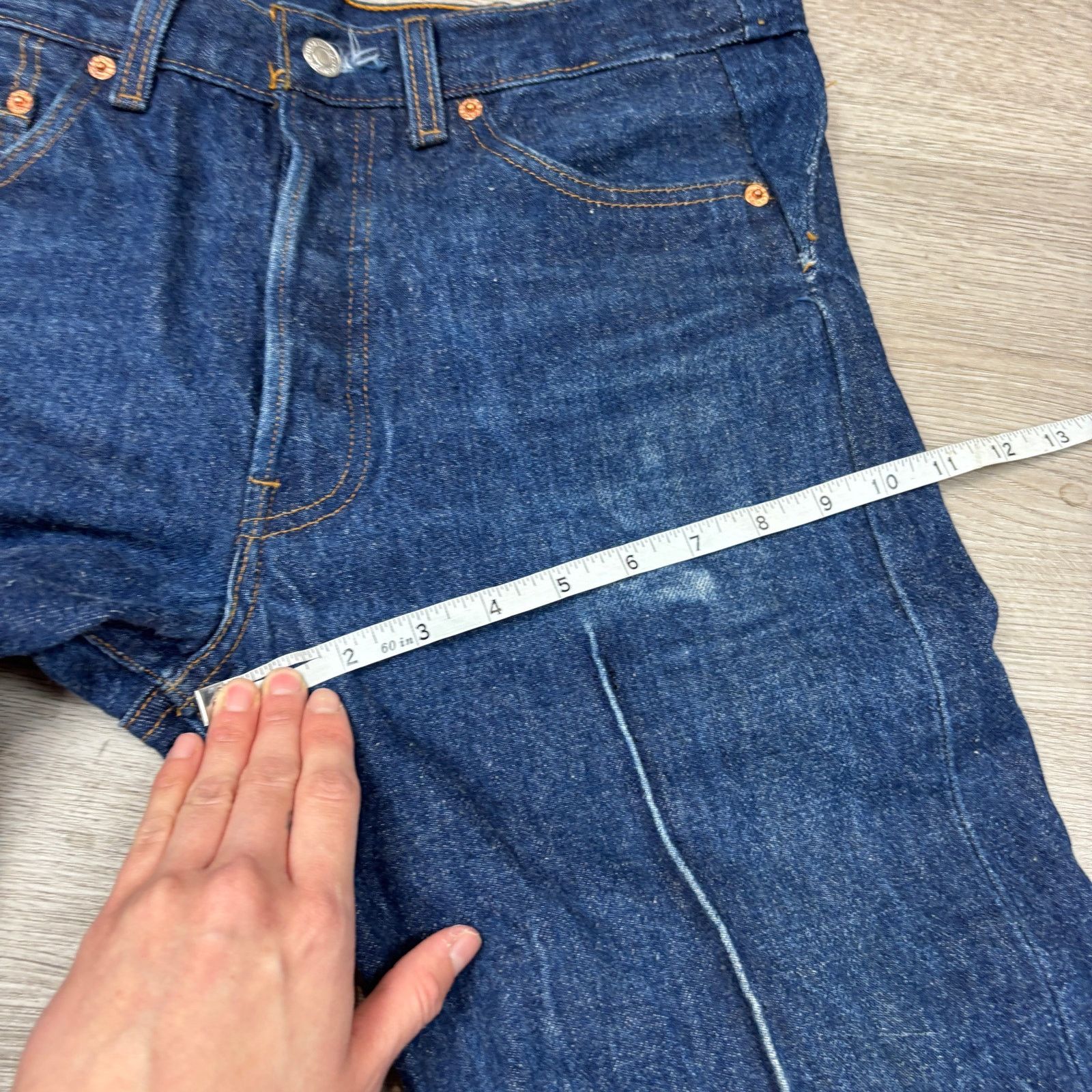 Levi's × Vintage Vintage 90s Levi's 501 XX Straight Leg Jeans 30x38 (33x35) Size US 33 - 7 Thumbnail