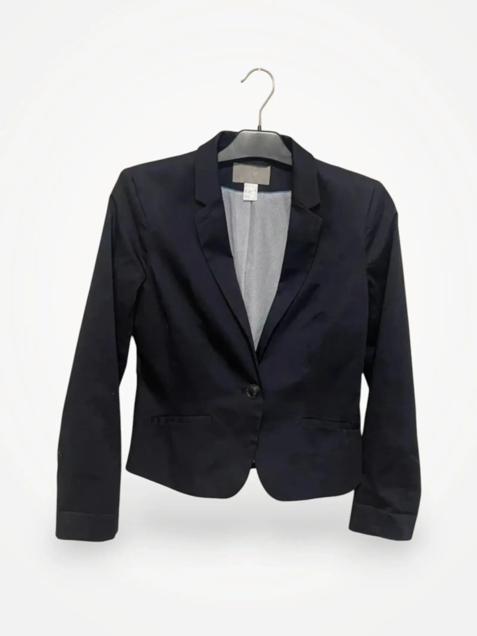 H&M H&M Mörkblå kavaj från H&M, strl 38 Blazer Size S / US 4 / IT 40 - 1 Thumbnail