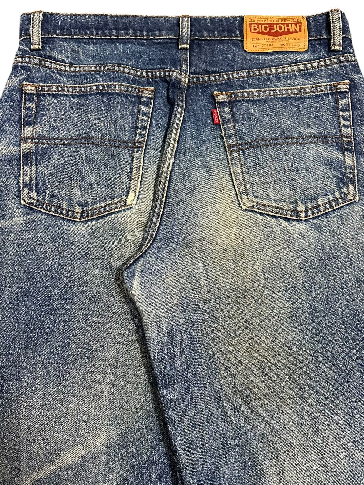 Big John Vintage Big John Classic Mud Wash Style Distress Baggy Jeans Size US 33 - 6 Thumbnail