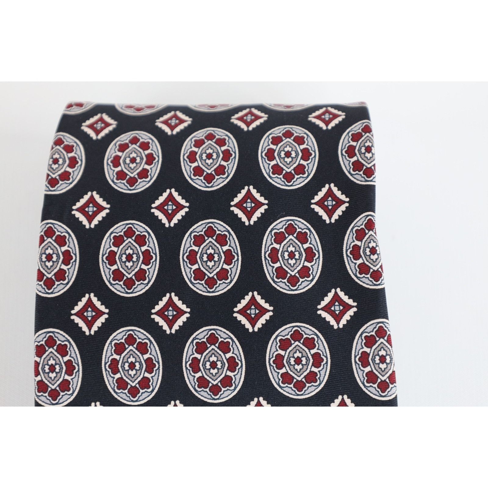 Vintage Vintage 90s Streetwear Geometric Diamond Neck Tie Necktie Size ONE SIZE - 2 Thumbnail