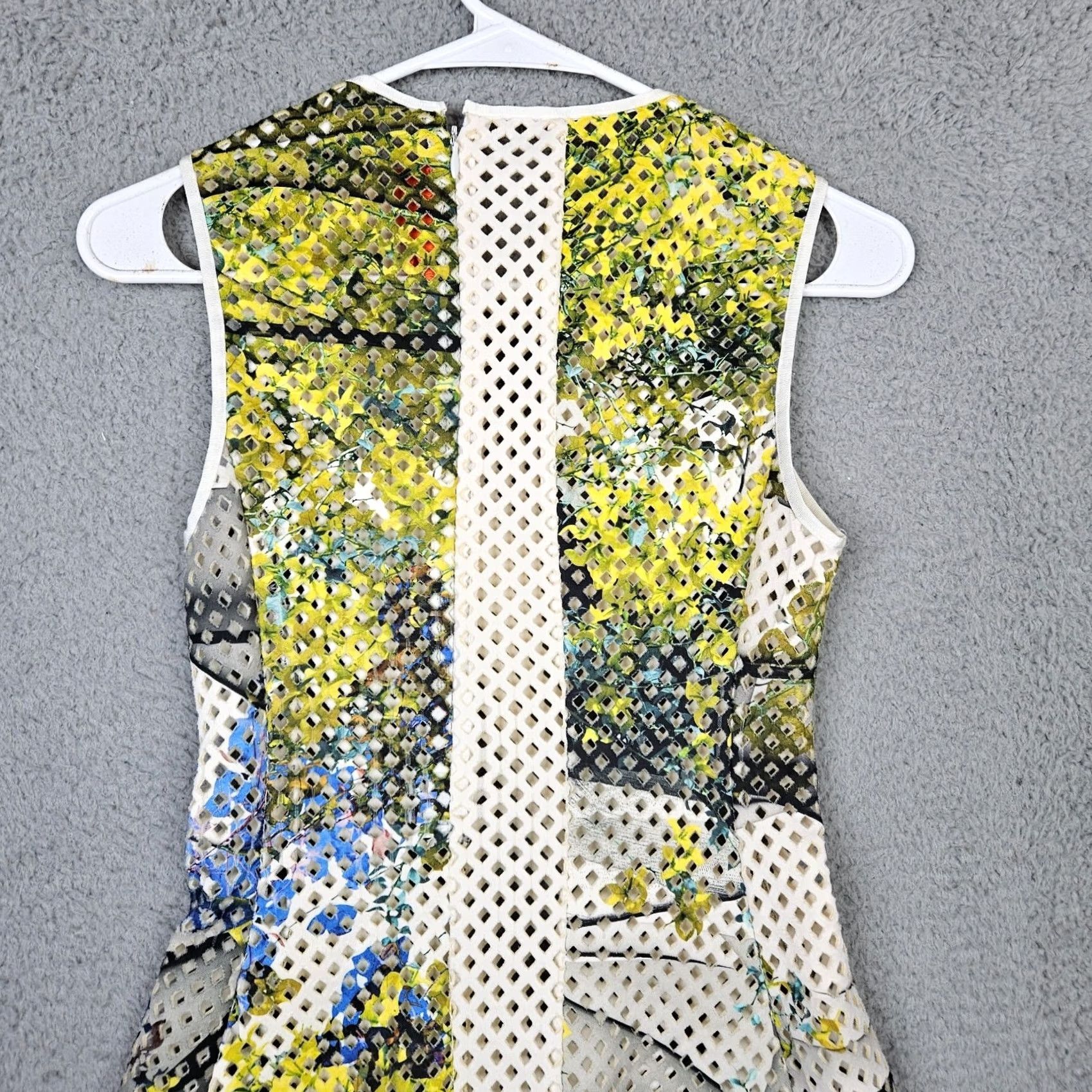 Clover Canyon CLOVER CANYON Women's Space Garden Print Perforated Neoprene Dress XS Size XS / US 0-2 / IT 36-38 - 4 Thumbnail