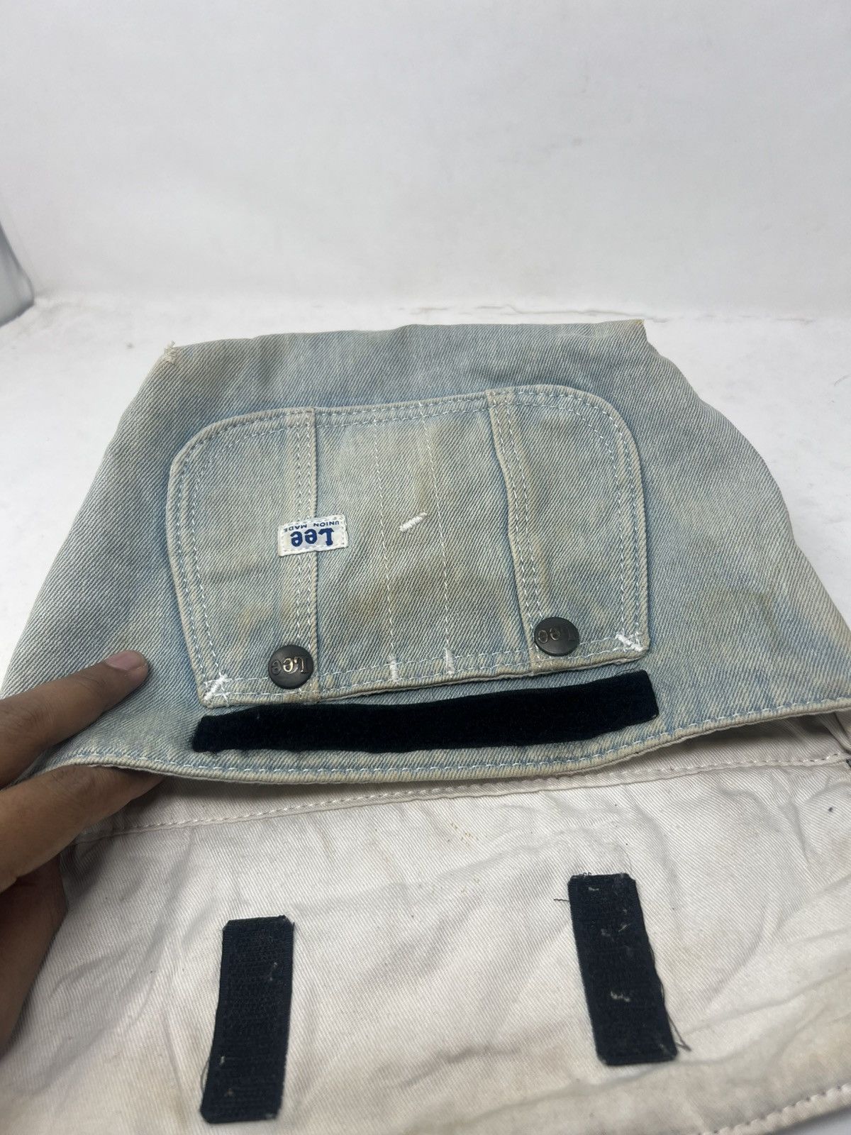 Lee Vintage Lee Union Made Denim Fade Cross body Bag Size ONE SIZE - 15 Thumbnail