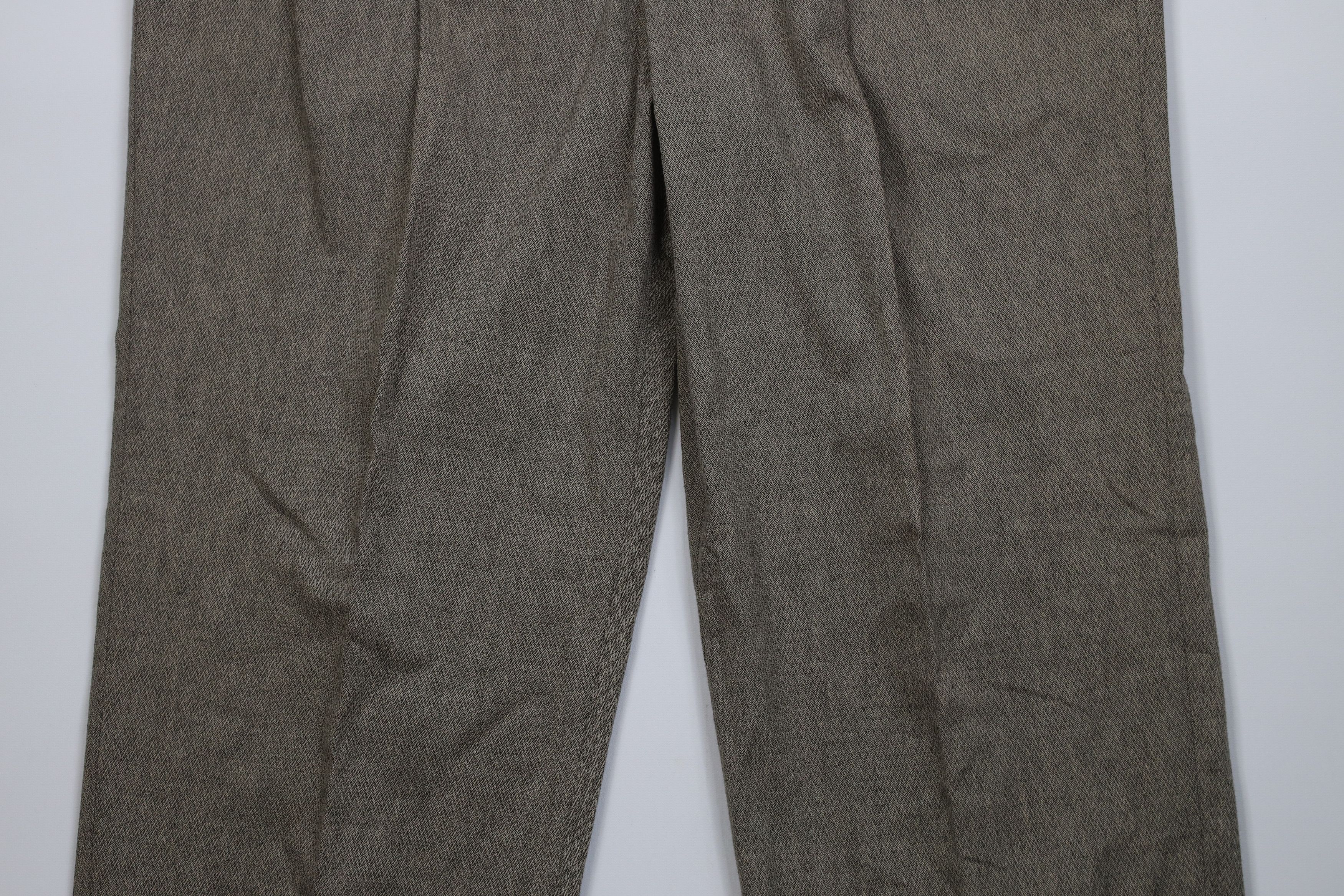 Vintage Vintage 90s Streetwear Knit Wide Leg Chino Pants Beige Size US 40 / EU 56 - 3 Thumbnail