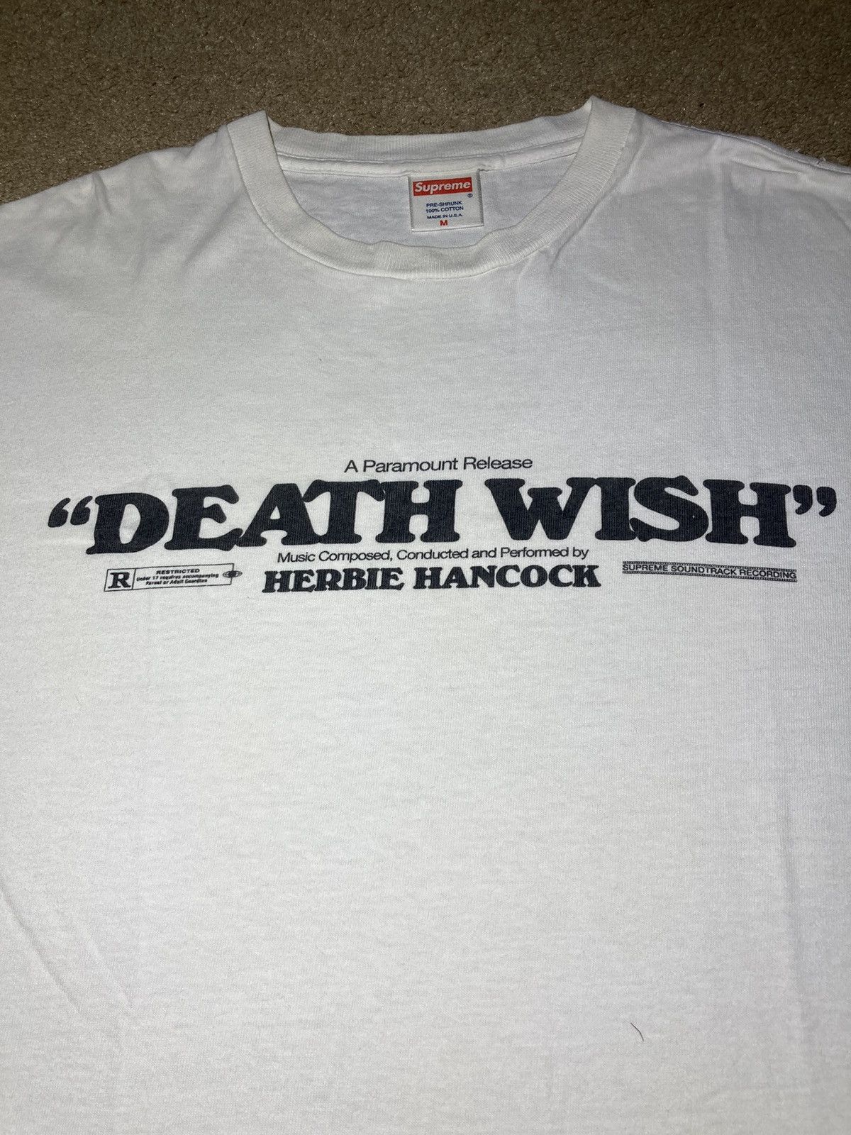 2003 Supreme Death Wish Herbie Hancock Film Movie Bronson
