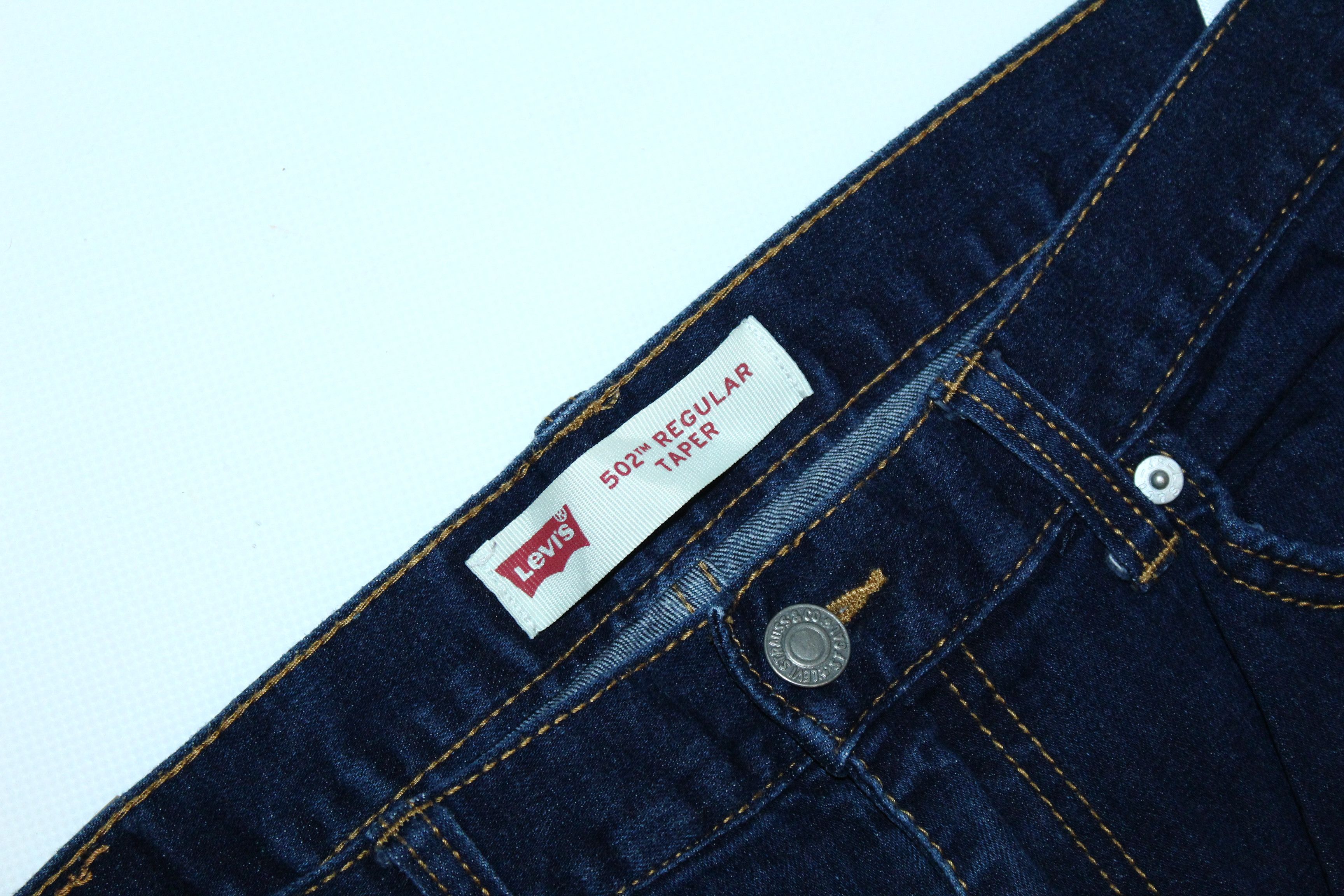 Levi's Vintage Clothing Y2k Levi's 502 Regular Taper Indigo Jeans Size US 30 / EU 46 - 5 Thumbnail